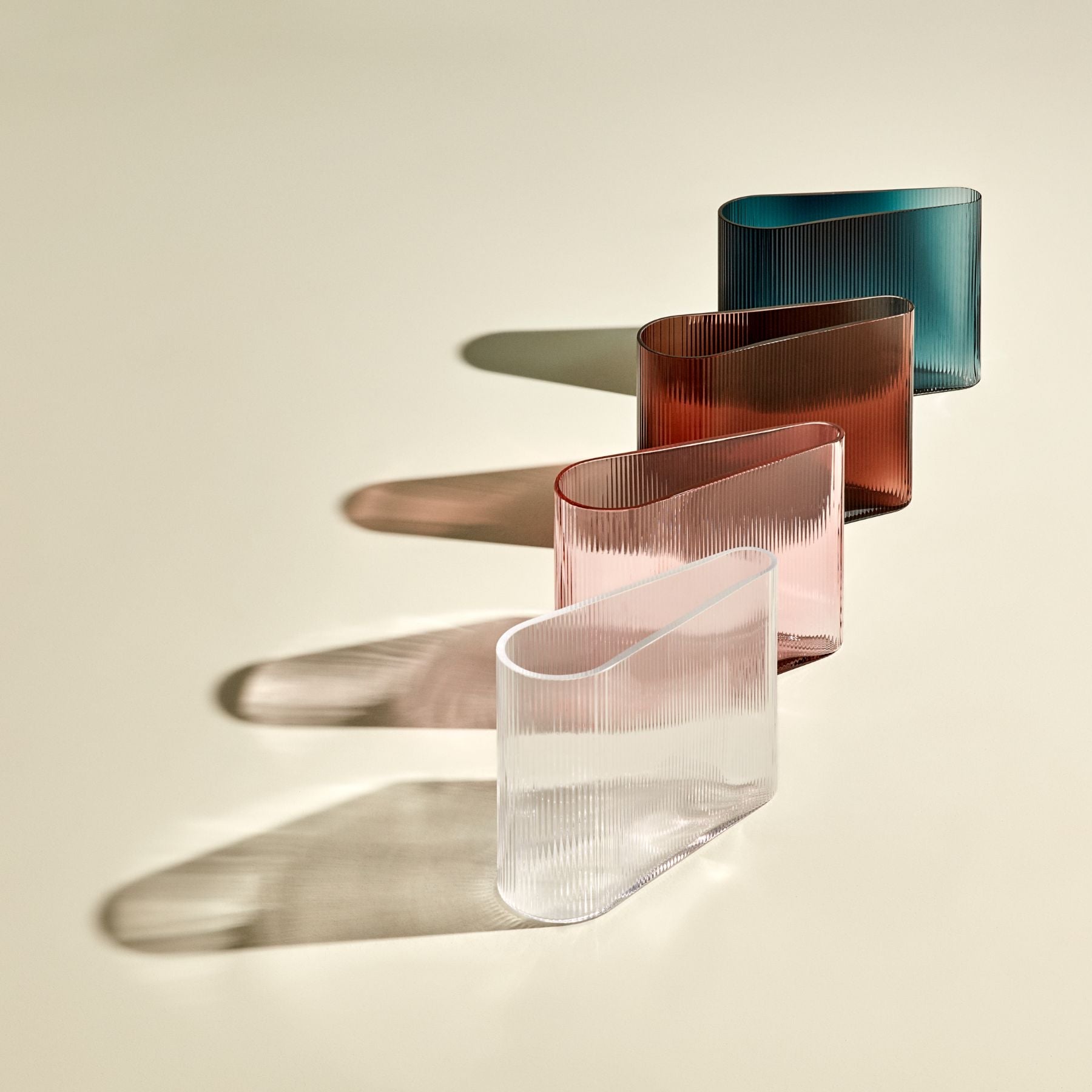 Mist Vase Wide Dusty Rose-NUDE EU-Vasi-Vittorio Citro Boutique