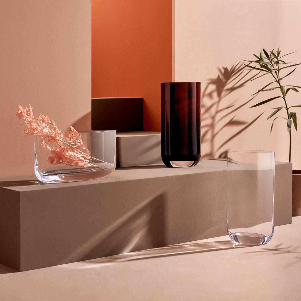Blade Vase Tall Clear-NUDE EU-Vasi-Vittorio Citro Boutique