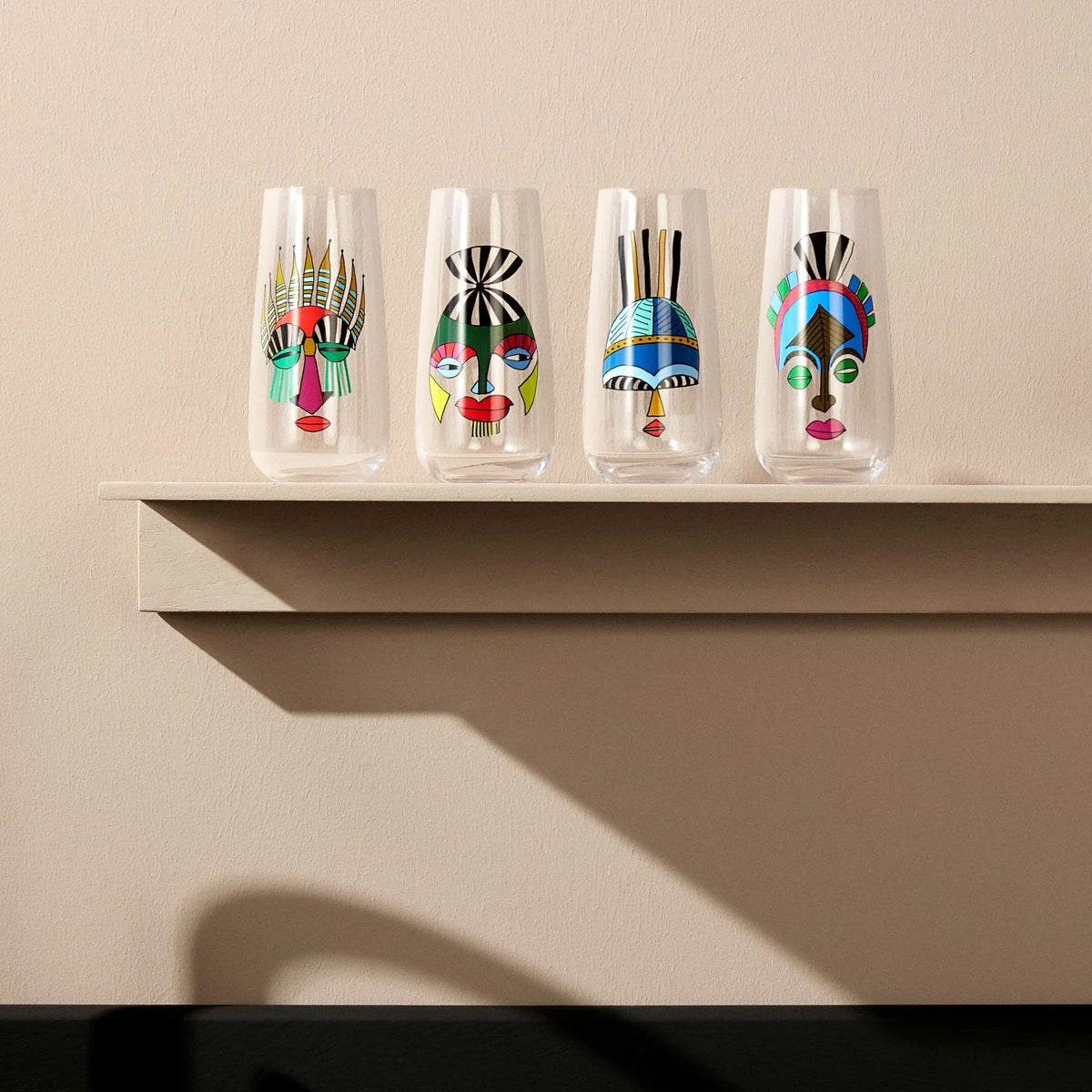 Set 4 bicchieri highball Mirage Rock & Pop