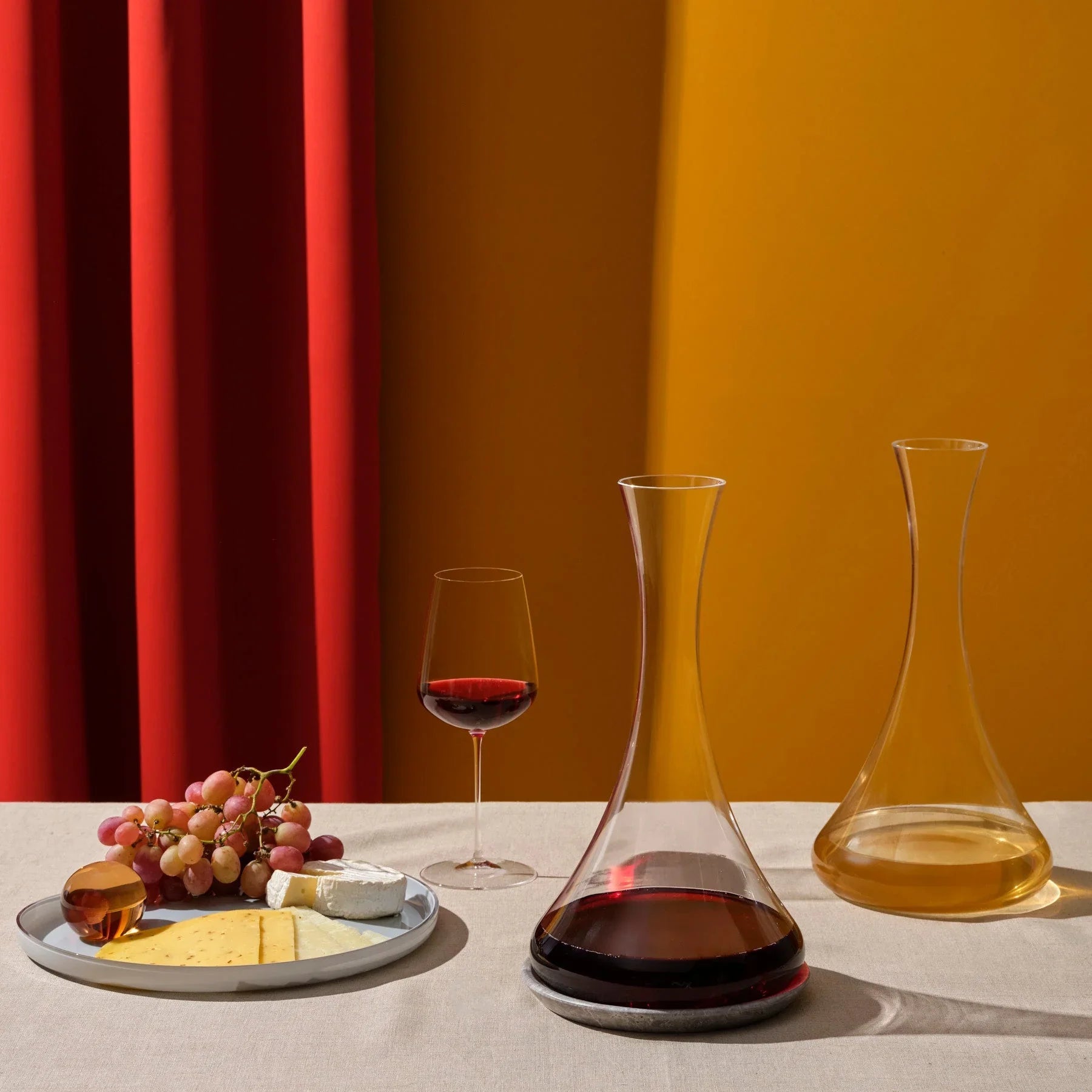 Decanter da vino Jazz con base in marmo