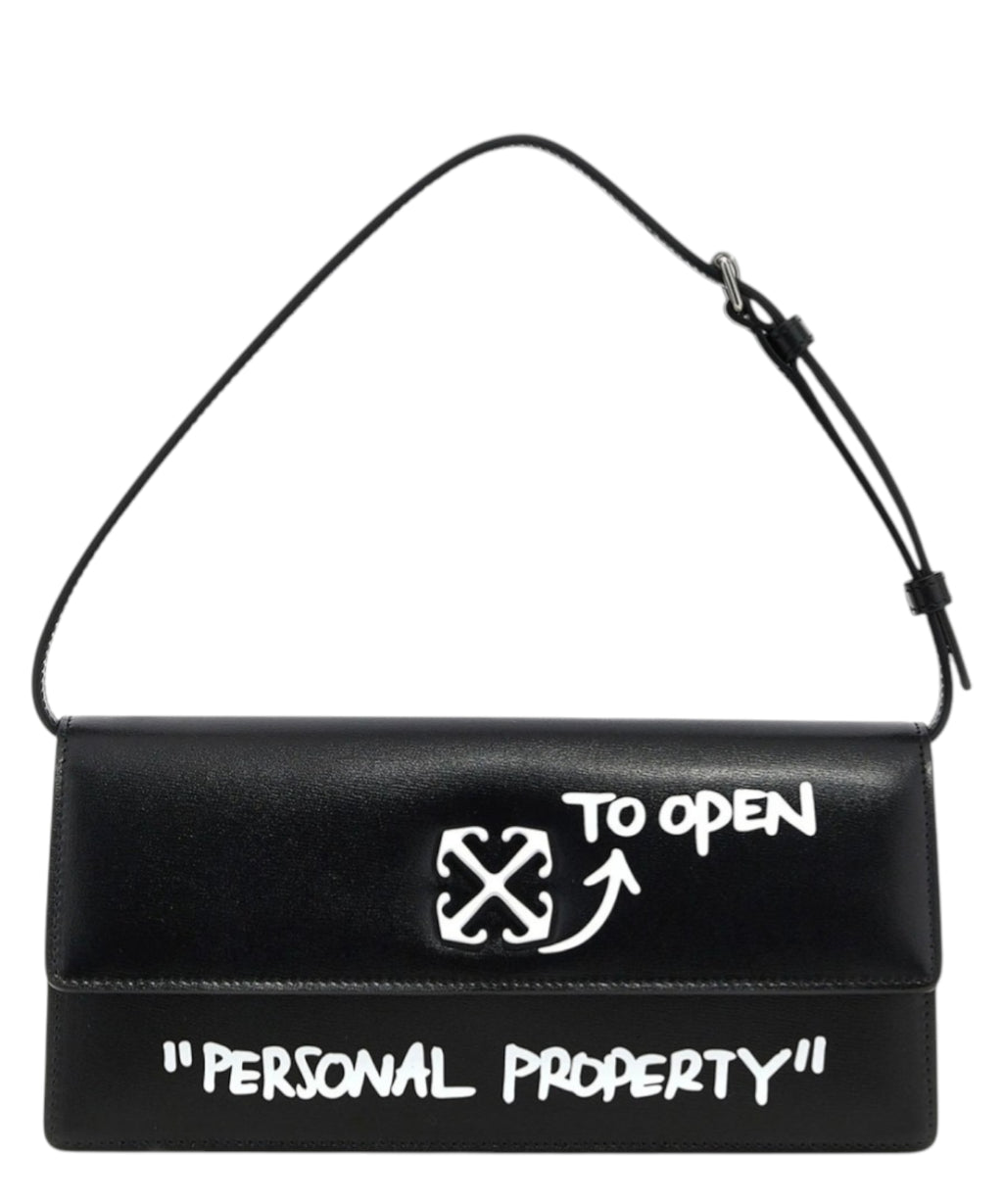 Borsa Off-White Jitney 1.0 in Pelle di Vitello