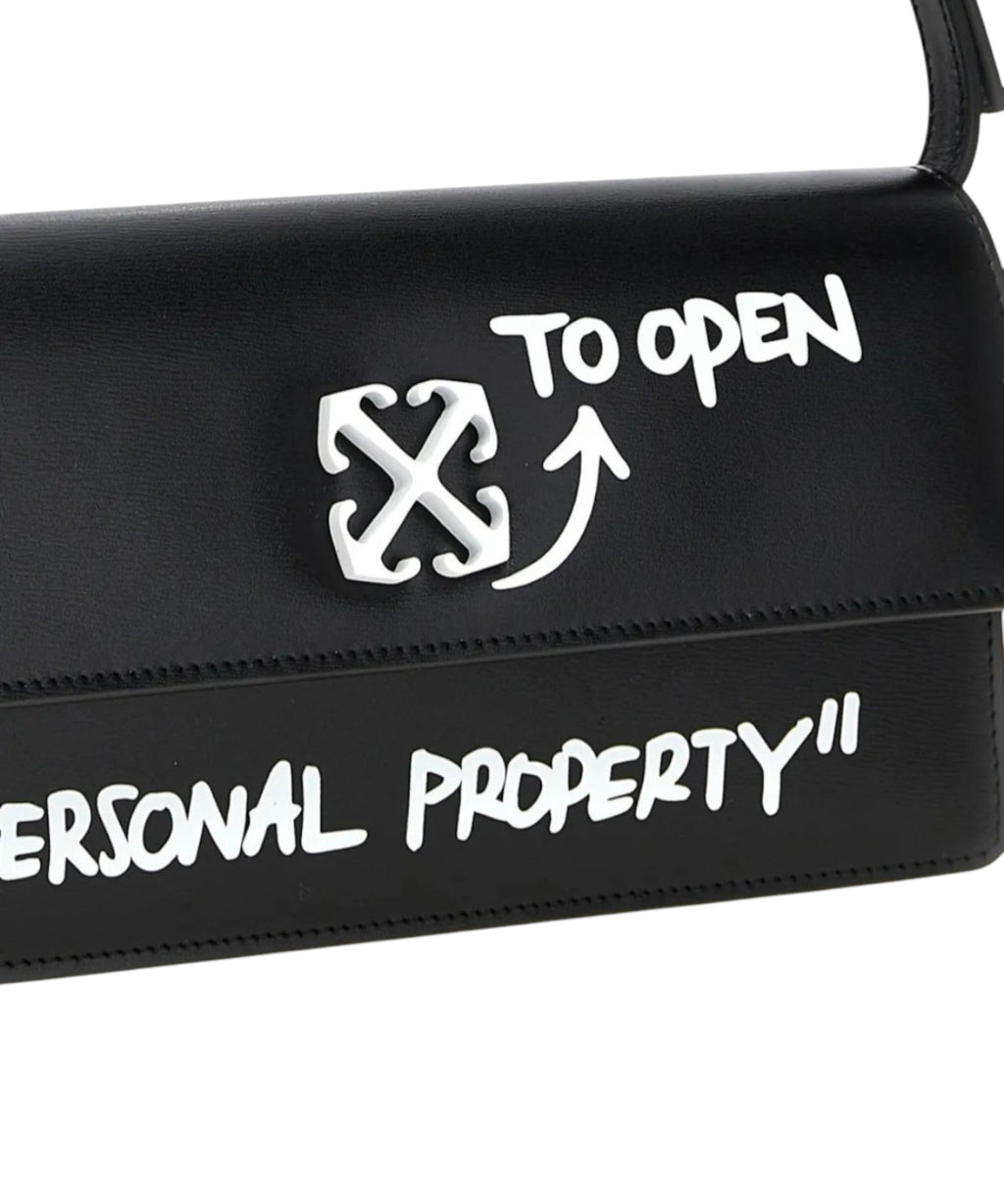 Borsa Off-White Jitney 1.0 in Pelle di Vitello