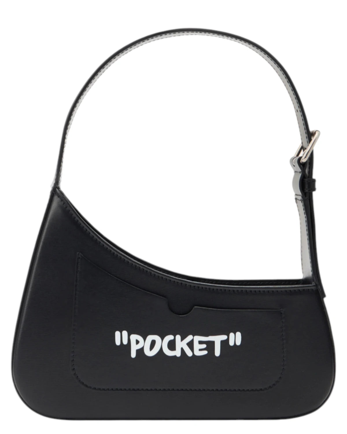 Borsa a Spalla Jitney Quote in Pelle con Tracolla