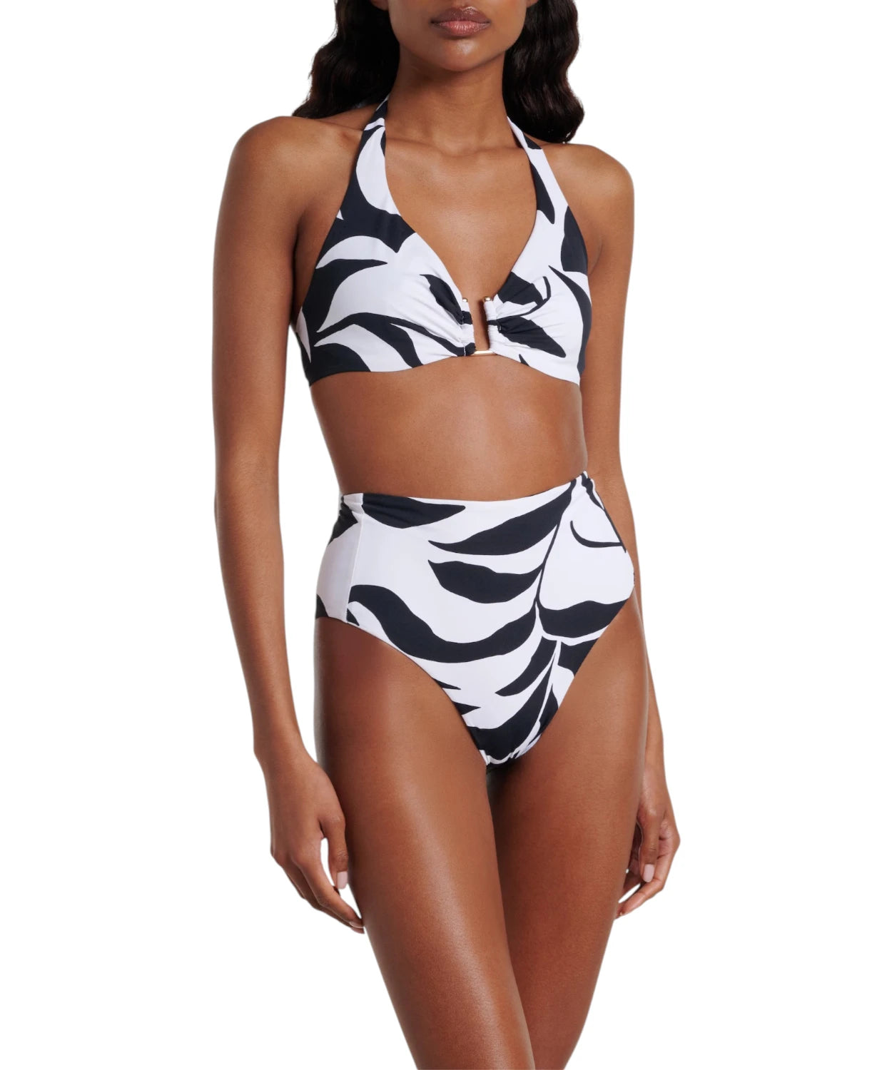 Bikini Slip Vita Alta Max Mara Stilla con Stampa Floreale