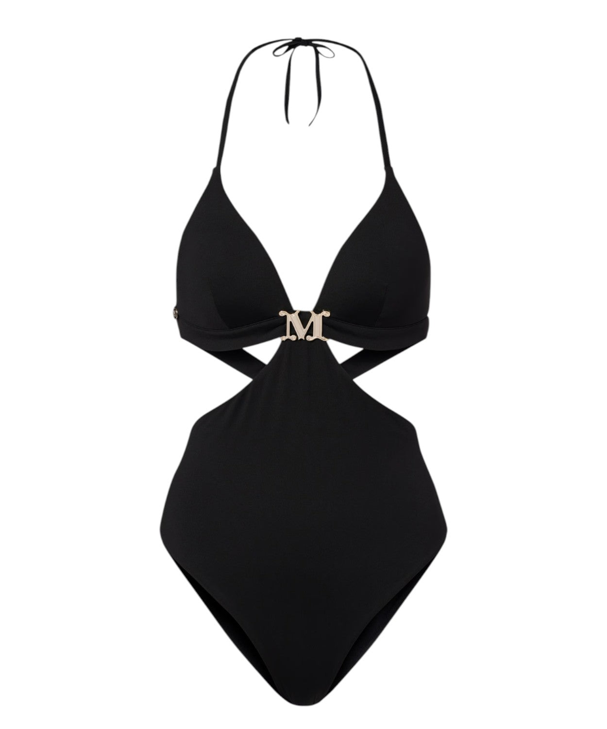 Costume intero Max Mara Cambra con cut-out e dettagli metallici