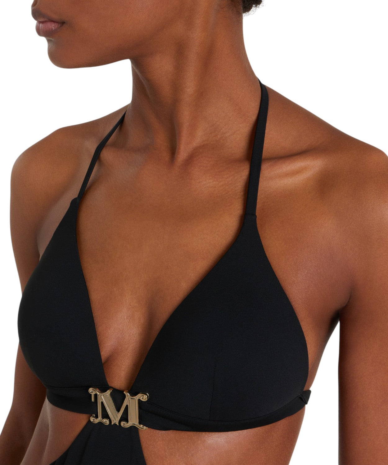 Costume intero Max Mara Cambra con cut-out e dettagli metallici