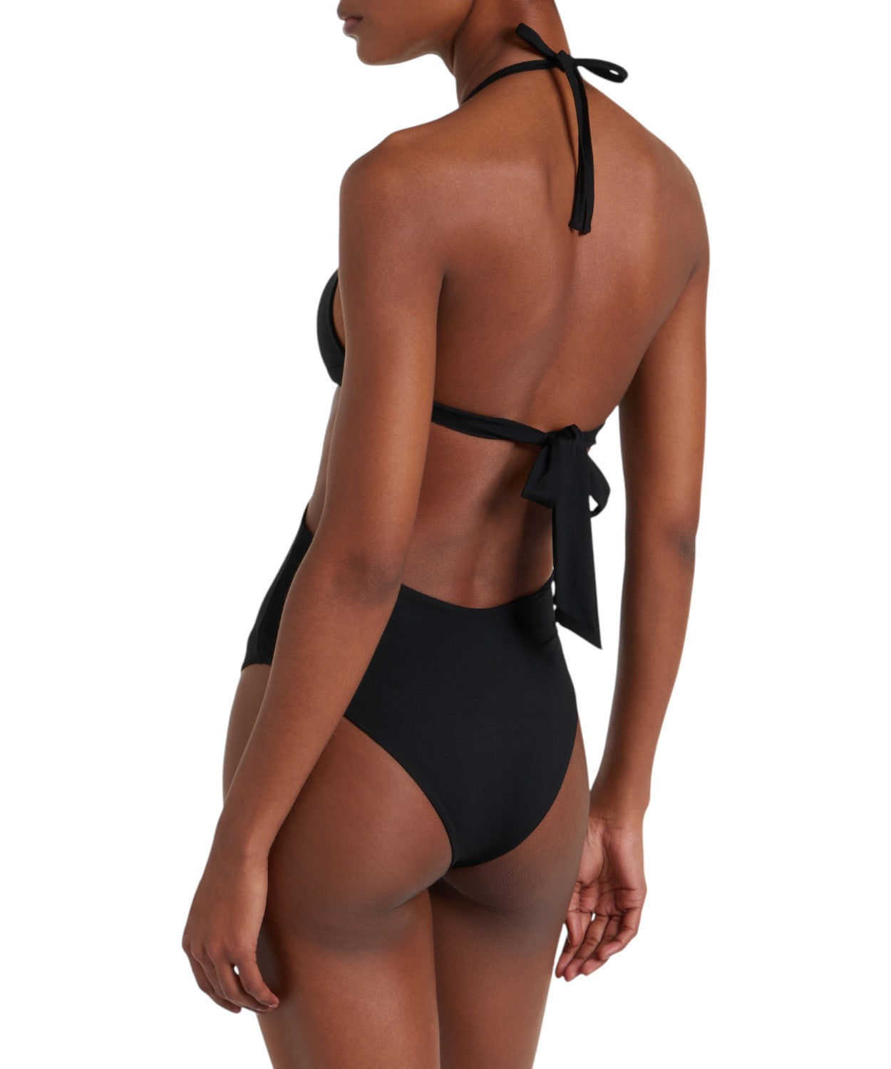 Costume intero Max Mara Cambra con cut-out e dettagli metallici