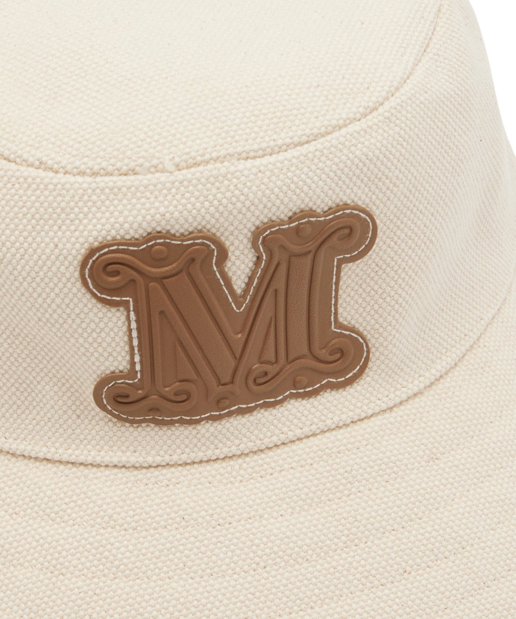 Max Mara Gondola fiskerhat i lærred