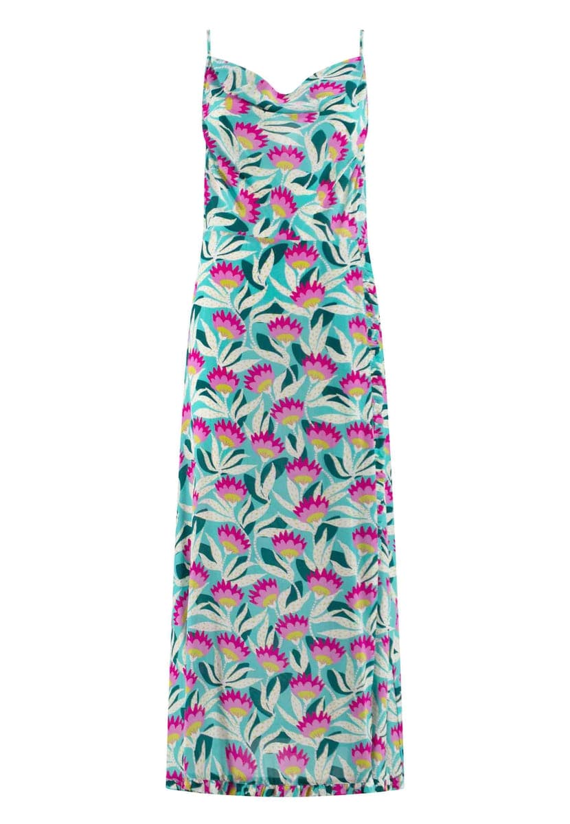 Abito begonia print viscose-Abiti-Maliparmi-Vittorio Citro Boutique