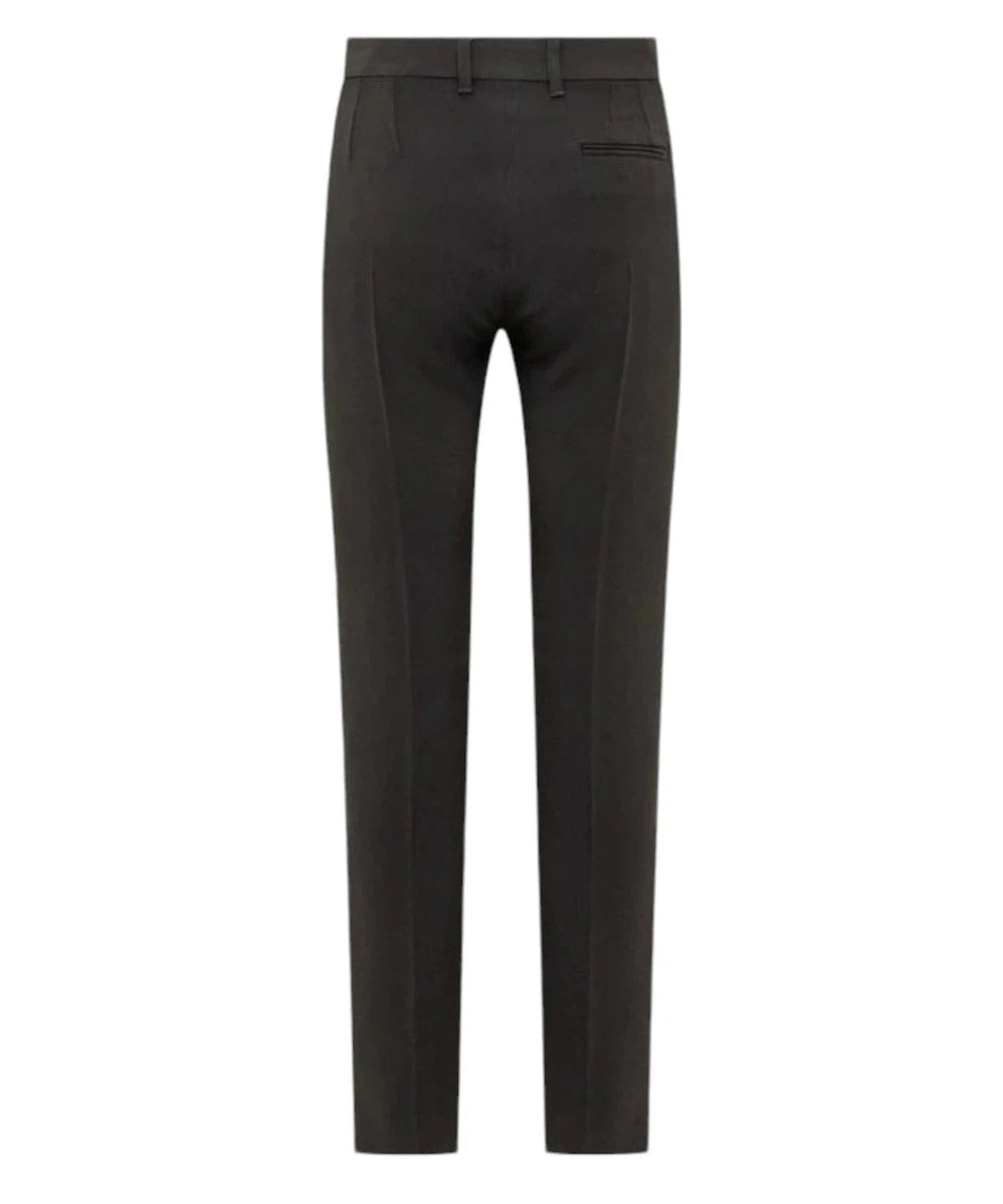 Pantaloni a Vita Alta con Pieghe e Taglio Slim-Emporio Armani-Pantaloni-Vittorio Citro Boutique