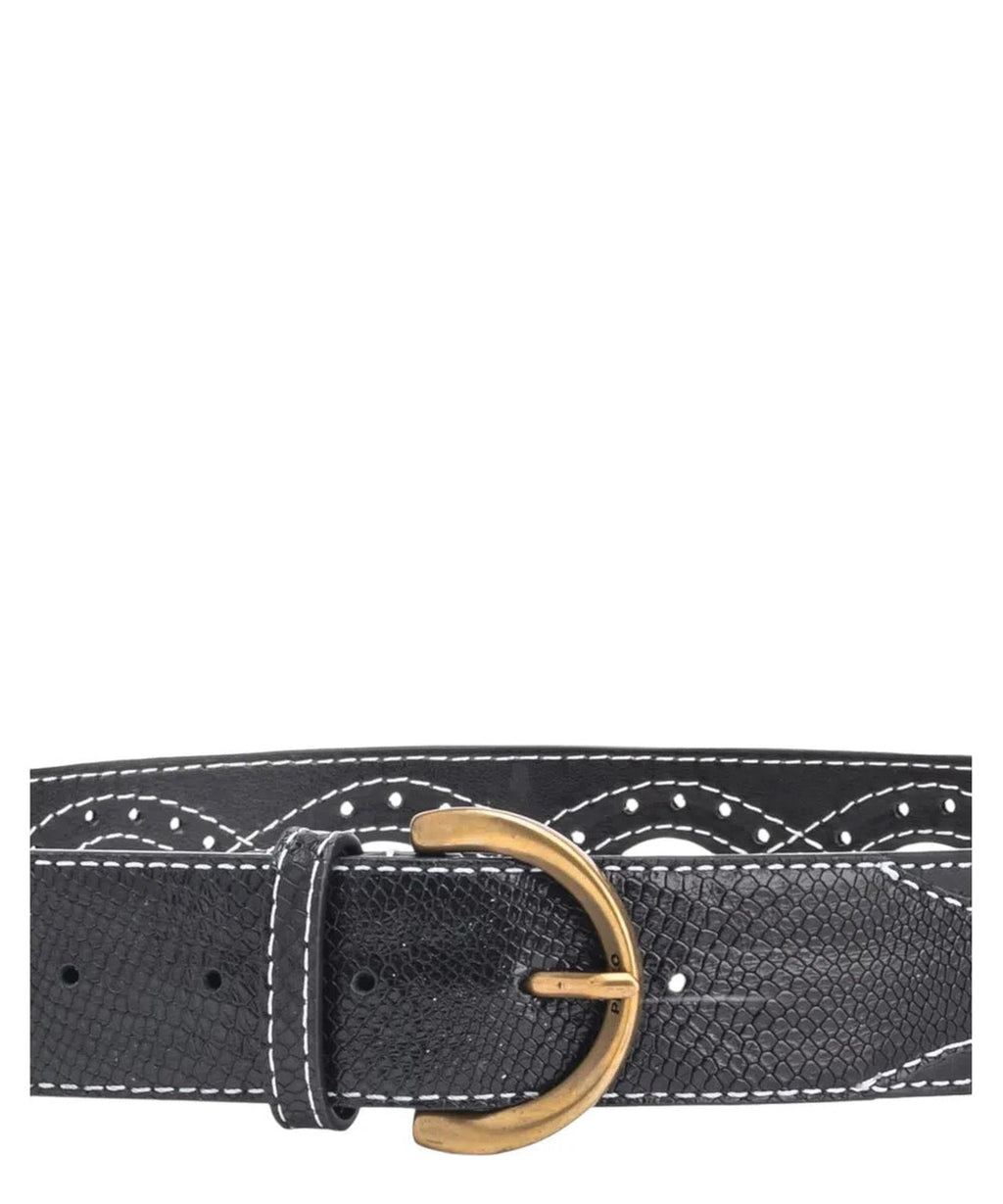 Cintura stampa pitone Jagger-Cinture-Pinko-Vittorio Citro Boutique
