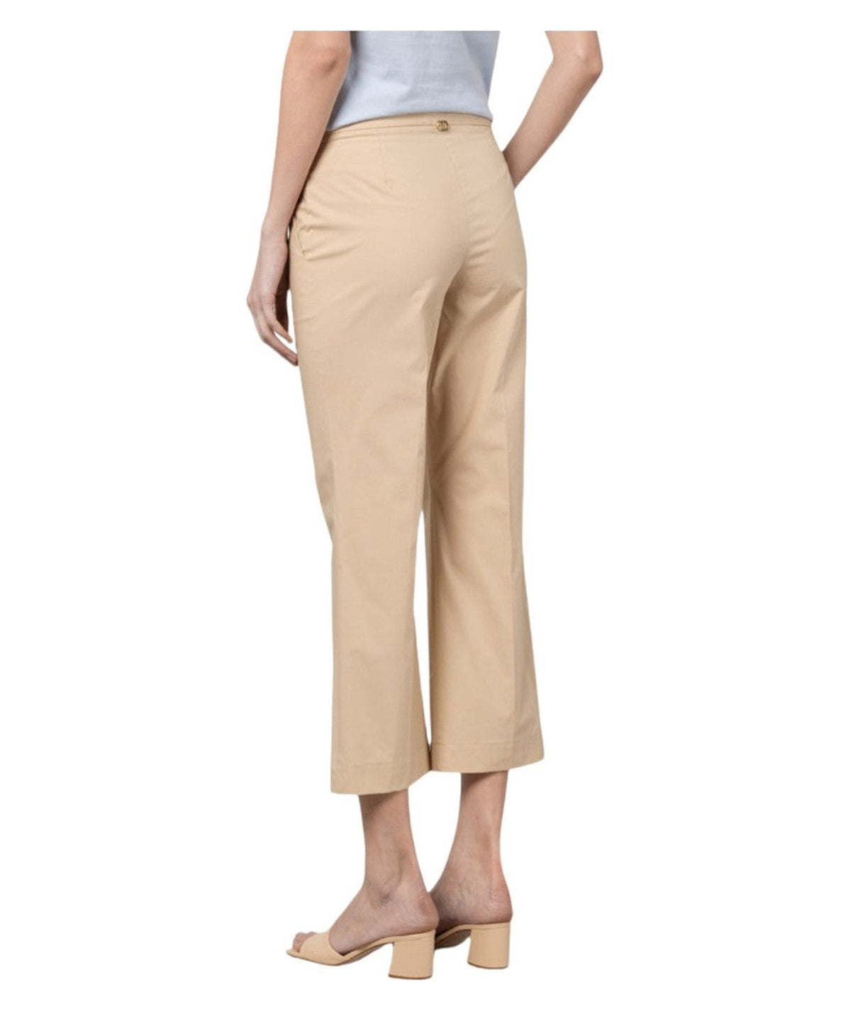 Pantaloni in cotone elasticizzato-Twinset-Pantaloni-Vittorio Citro Boutique