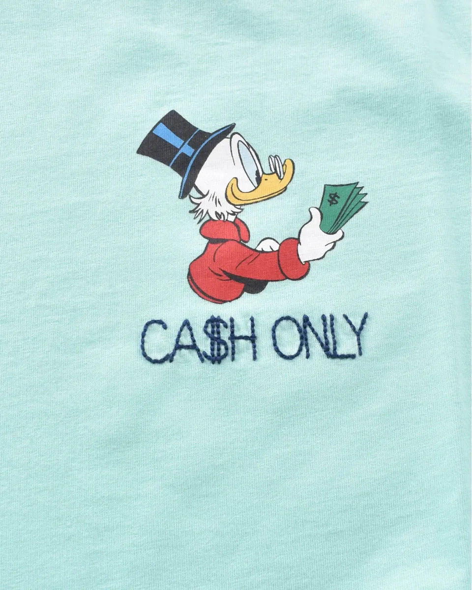 T-Shirt "Scrooge Cash Only"-Mc2 Saint Barth-T-shirt-Vittorio Citro Boutique