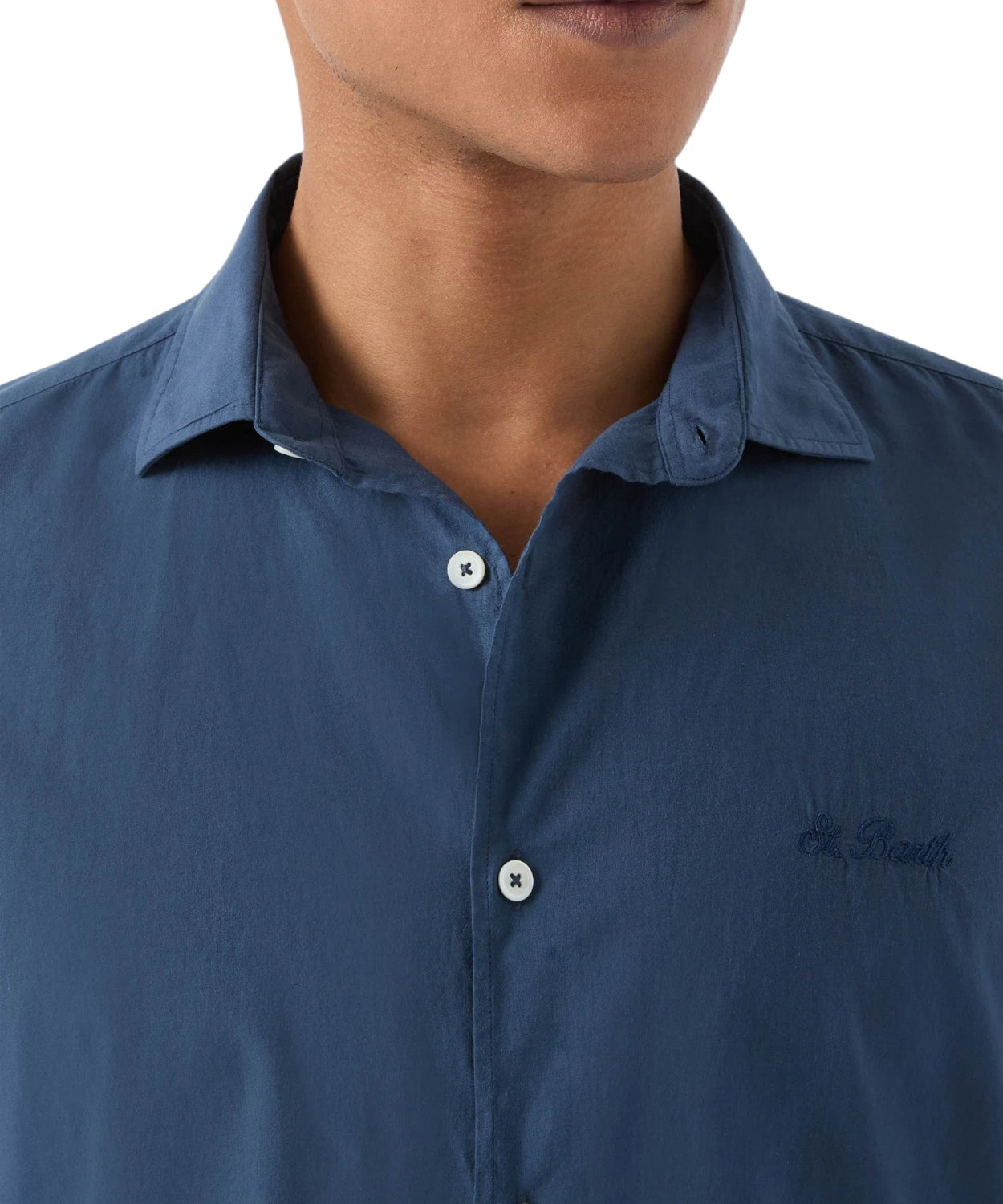 Camicia Uomo MC2 Saint Barth Ice in Cotone