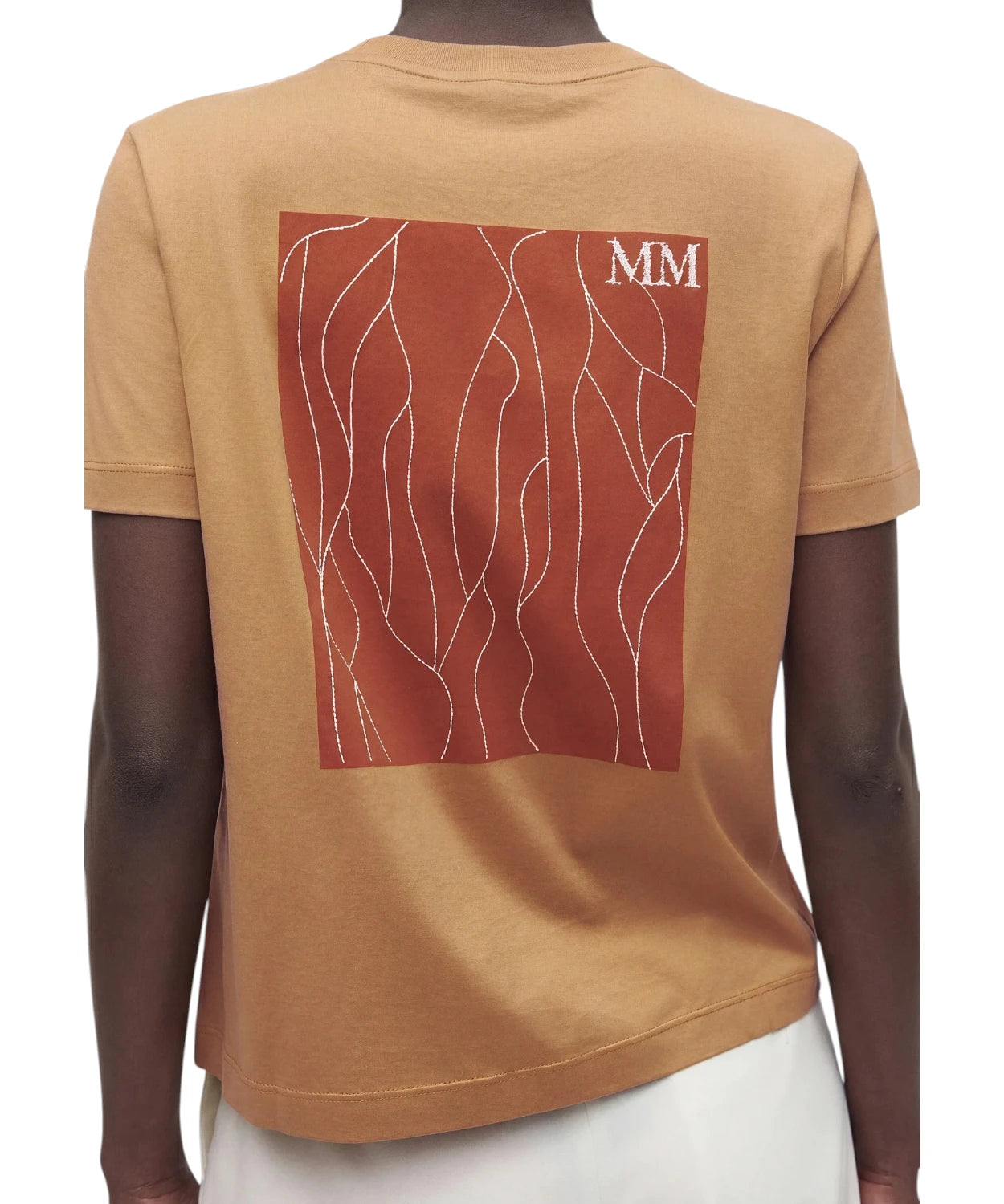 Damen-T-Shirt aus Baumwolle mit Lizenz, Druck und Logo