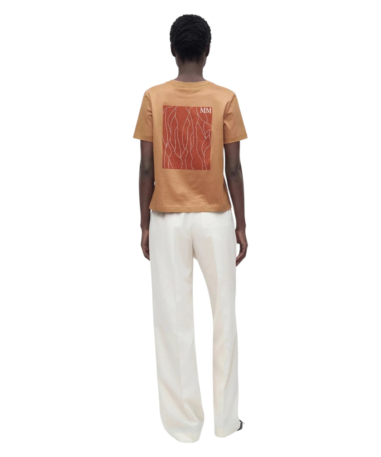 Damen-T-Shirt aus Baumwolle mit Lizenz, Druck und Logo