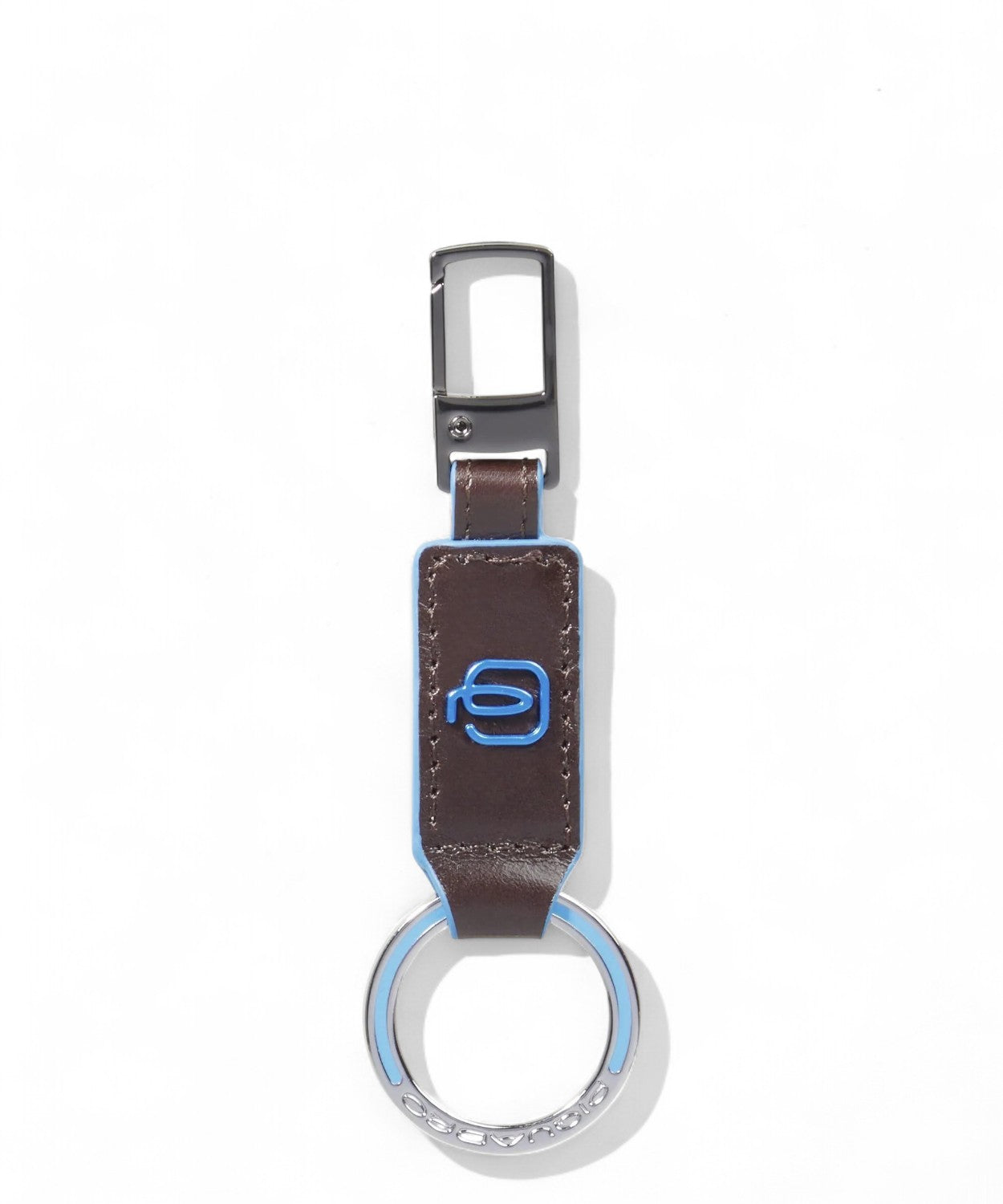 Portachiavi con Moschettone in Pelle Piquadro-Piquadro-Portachiavi-Vittorio Citro Boutique