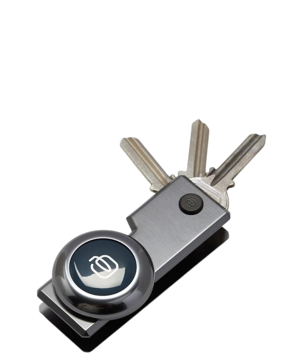 Portachiavi Modular in Metallo e Pelle con Porta AirTag®