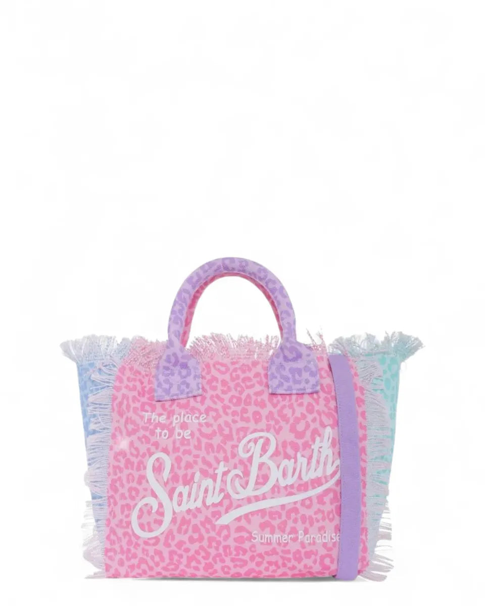 Borsa Colette in Canvas Stampa Leopard Pastel-Mc2 Saint Barth-Borse a mano-Vittorio Citro Boutique