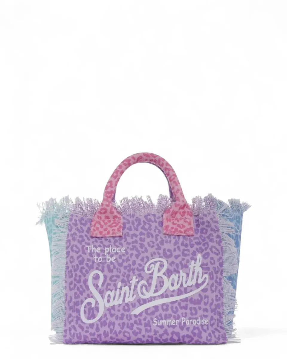 Borsa Colette in Canvas Stampa Leopard Pastel-Mc2 Saint Barth-Borse a mano-Vittorio Citro Boutique