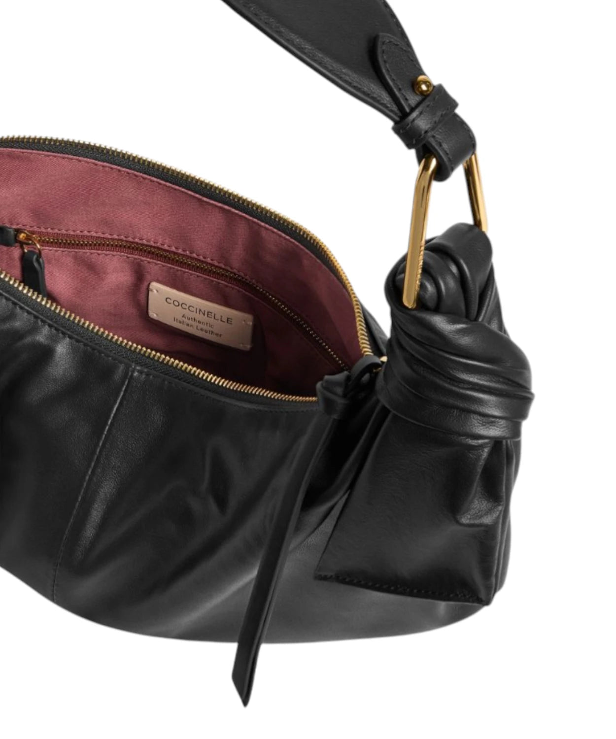 Borsa Coccinelle Puffy in Pelle Liscia