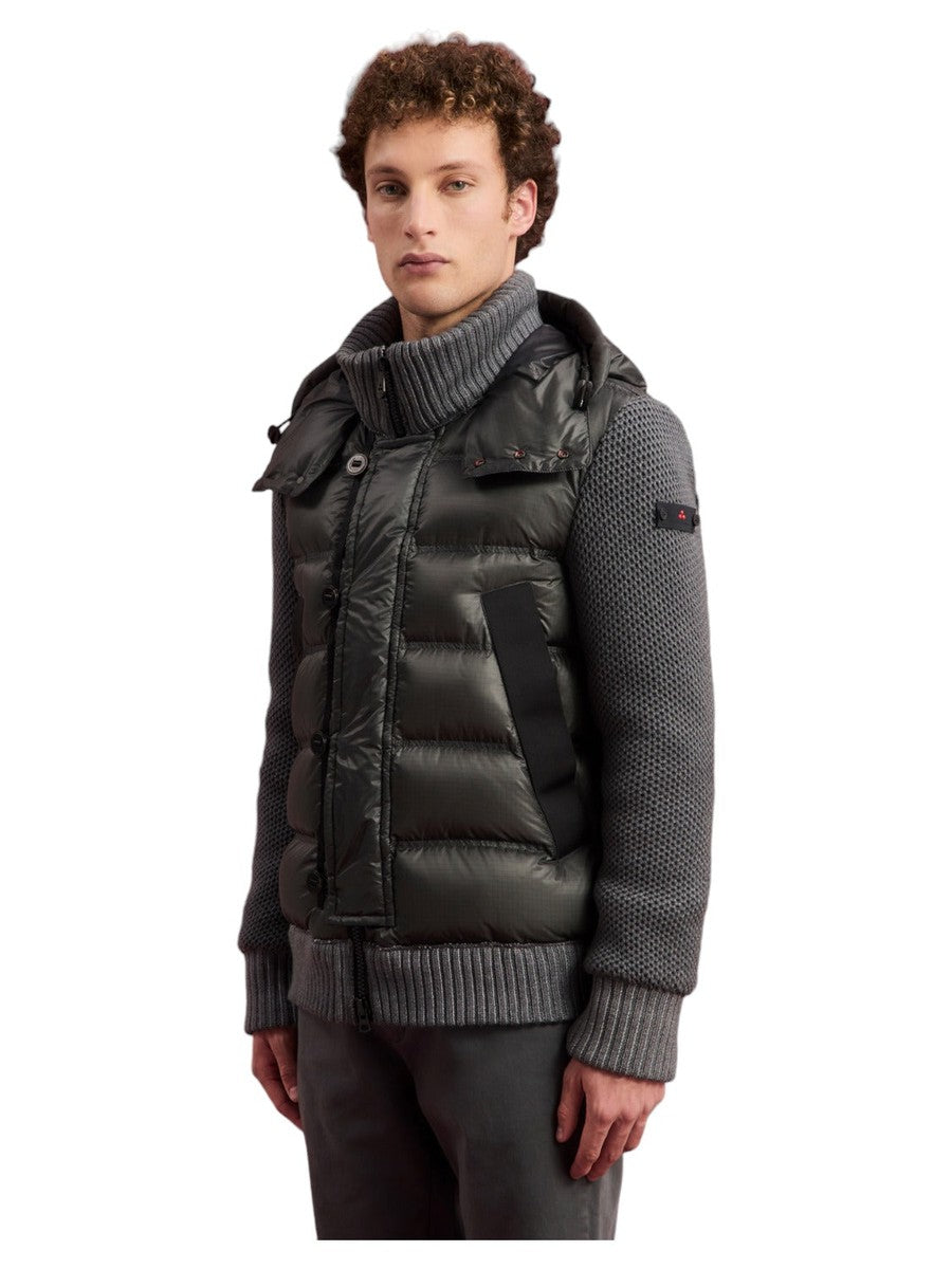 ROBLOX KJ BMAT GIACCA BIMATERIALE, IN NYLON E MAGLIA-Peuterey-Piumini-Vittorio Citro Boutique