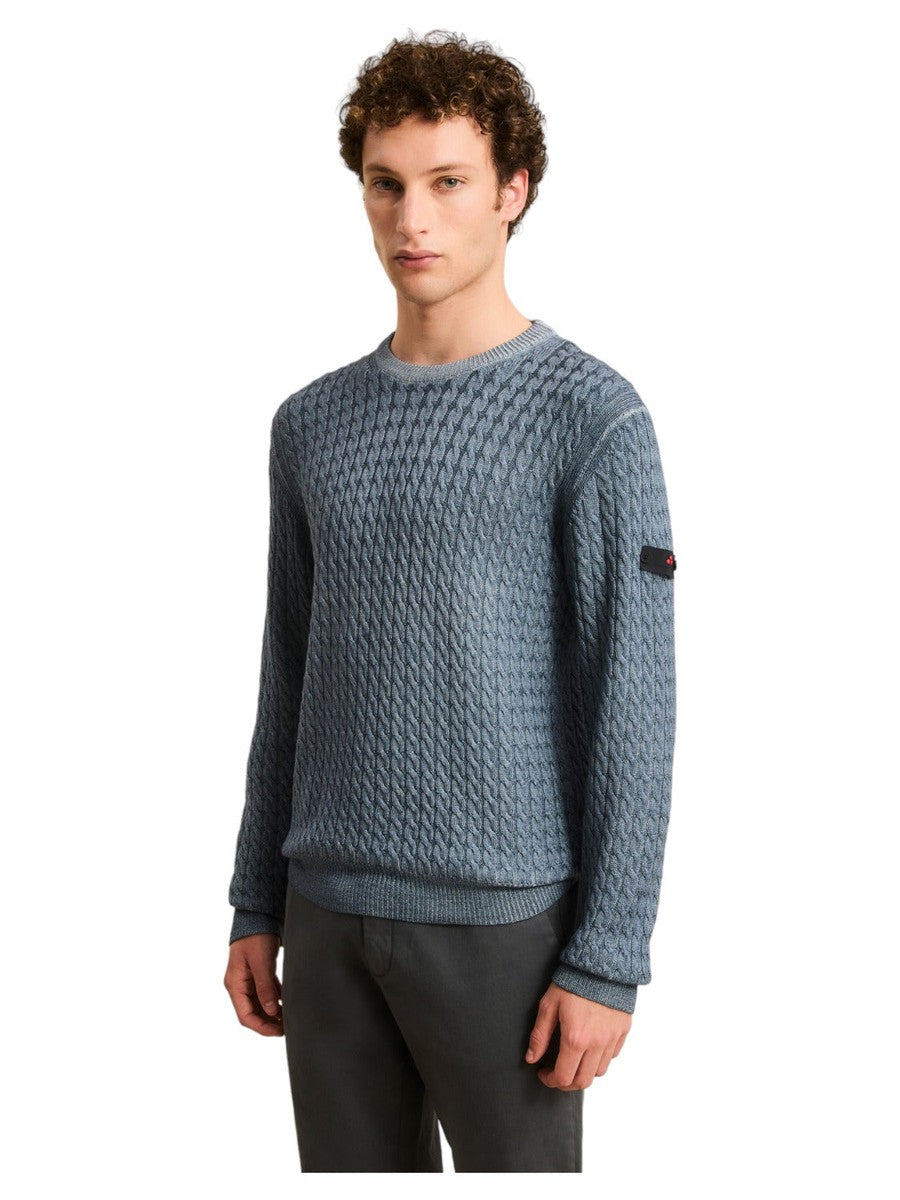 OCRA ACD MAGLIA A TRECCIA CON TINTURA ACIDATA-Peuterey-Maglieria-Vittorio Citro Boutique