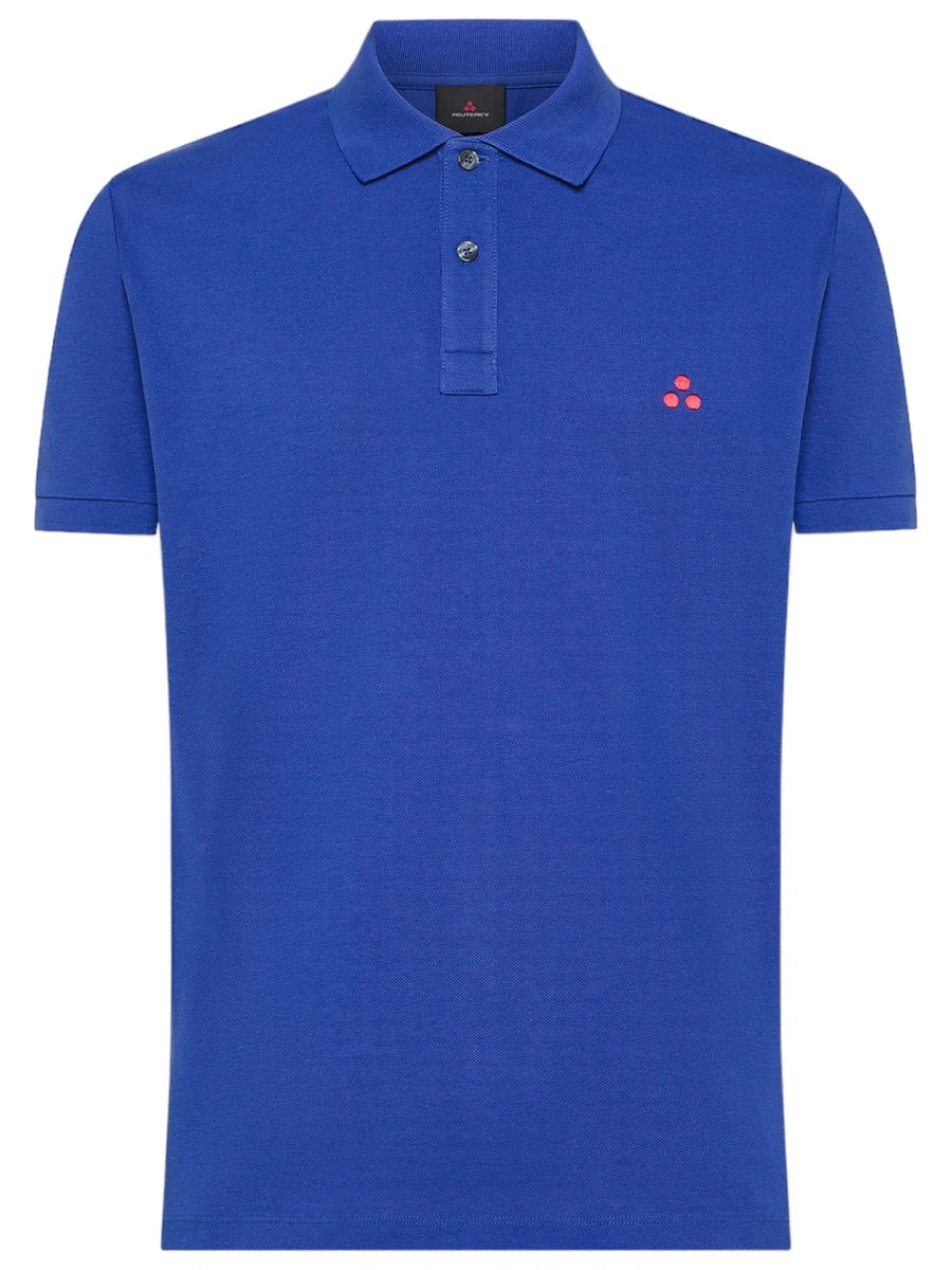 Polo Classica in Cotone Piquet con Ricamo Logo-Peuterey-Polo-Vittorio Citro Boutique