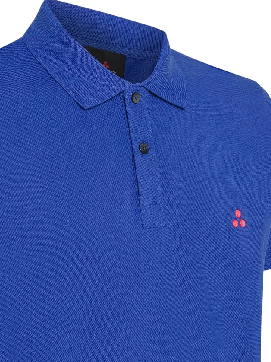 Polo Classica in Cotone Piquet con Ricamo Logo-Peuterey-Polo-Vittorio Citro Boutique