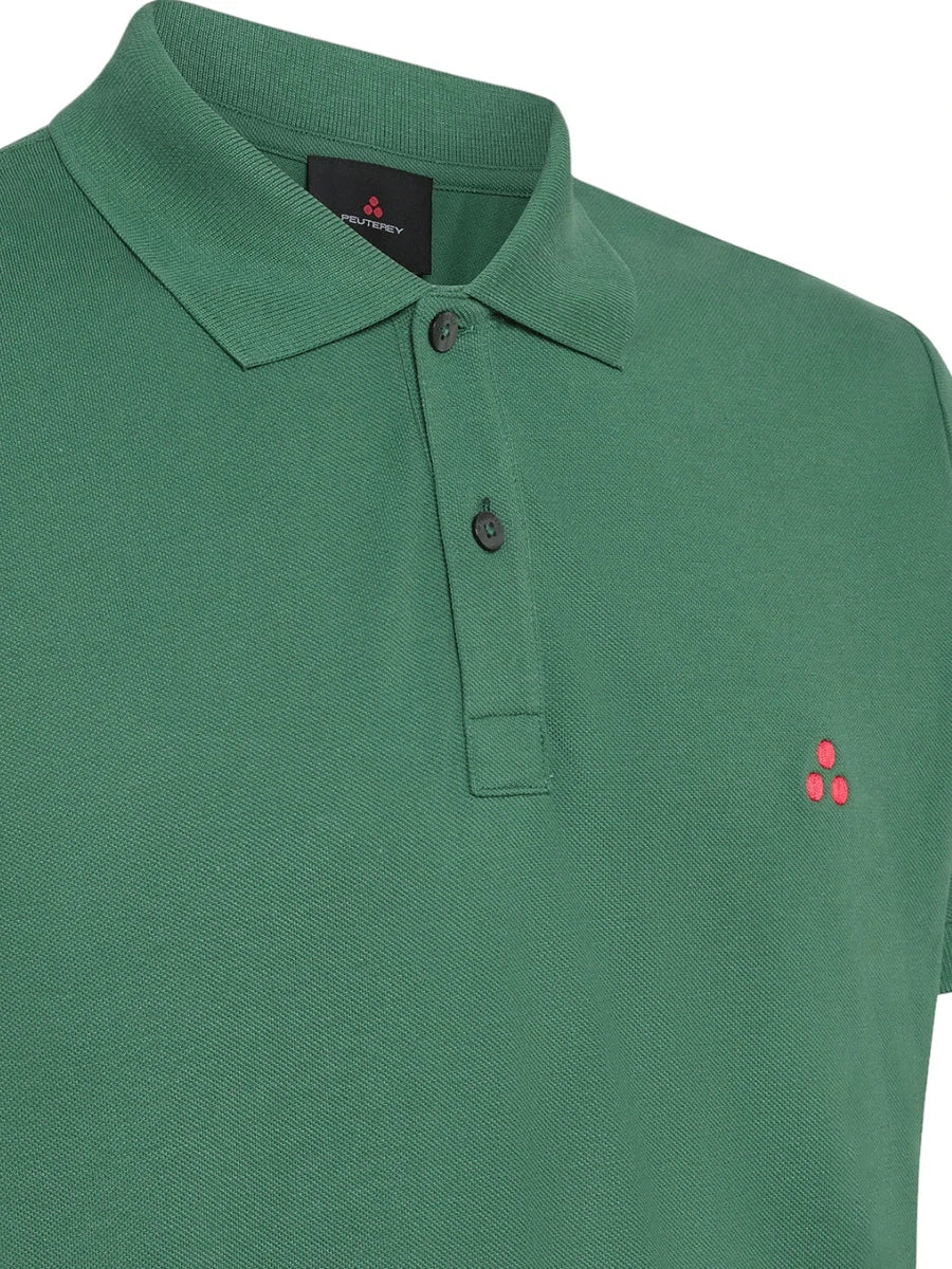 Polo Classica in Cotone Piquet con Ricamo Logo-Peuterey-Polo-Vittorio Citro Boutique