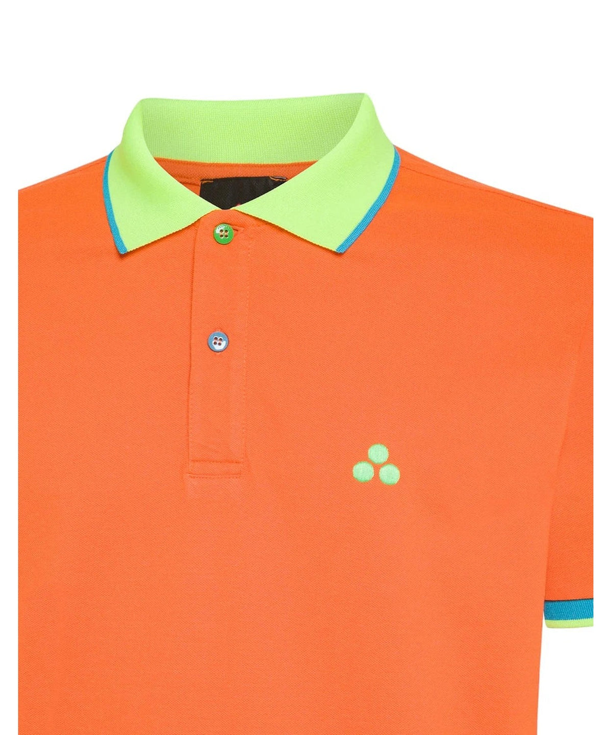 Polo in Cotone Piquet con Dettagli Fluo-Peuterey-Polo-Vittorio Citro Boutique