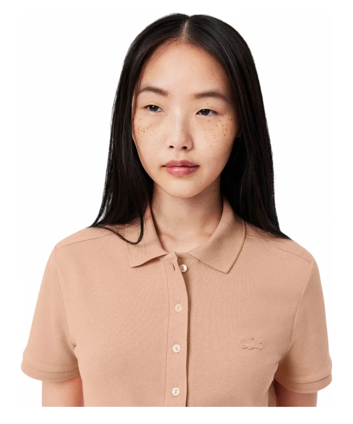Polo da Donna Lacoste Slim Fit in Piqué di Cotone Stretch-LACOSTE-Polo-Vittorio Citro Boutique
