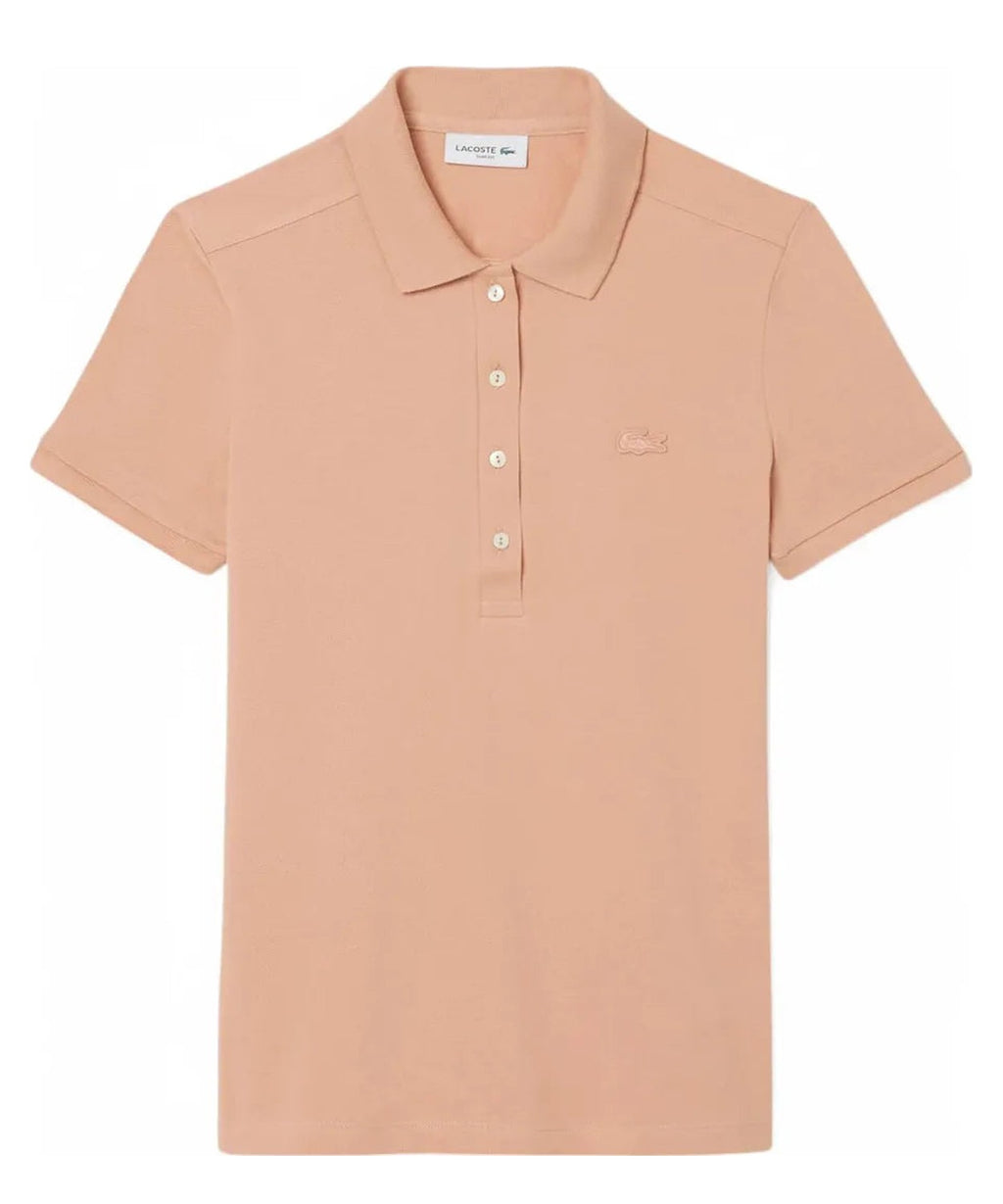 Polo da Donna Lacoste Slim Fit in Piqué di Cotone Stretch-LACOSTE-Polo-Vittorio Citro Boutique