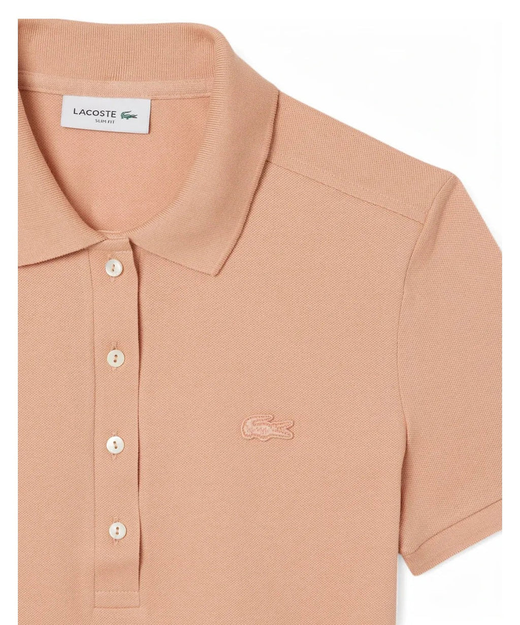 Polo da Donna Lacoste Slim Fit in Piqué di Cotone Stretch-LACOSTE-Polo-Vittorio Citro Boutique
