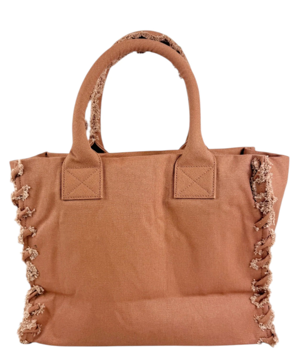 Pinko Beach Media Shopper-Tasche aus Canvas