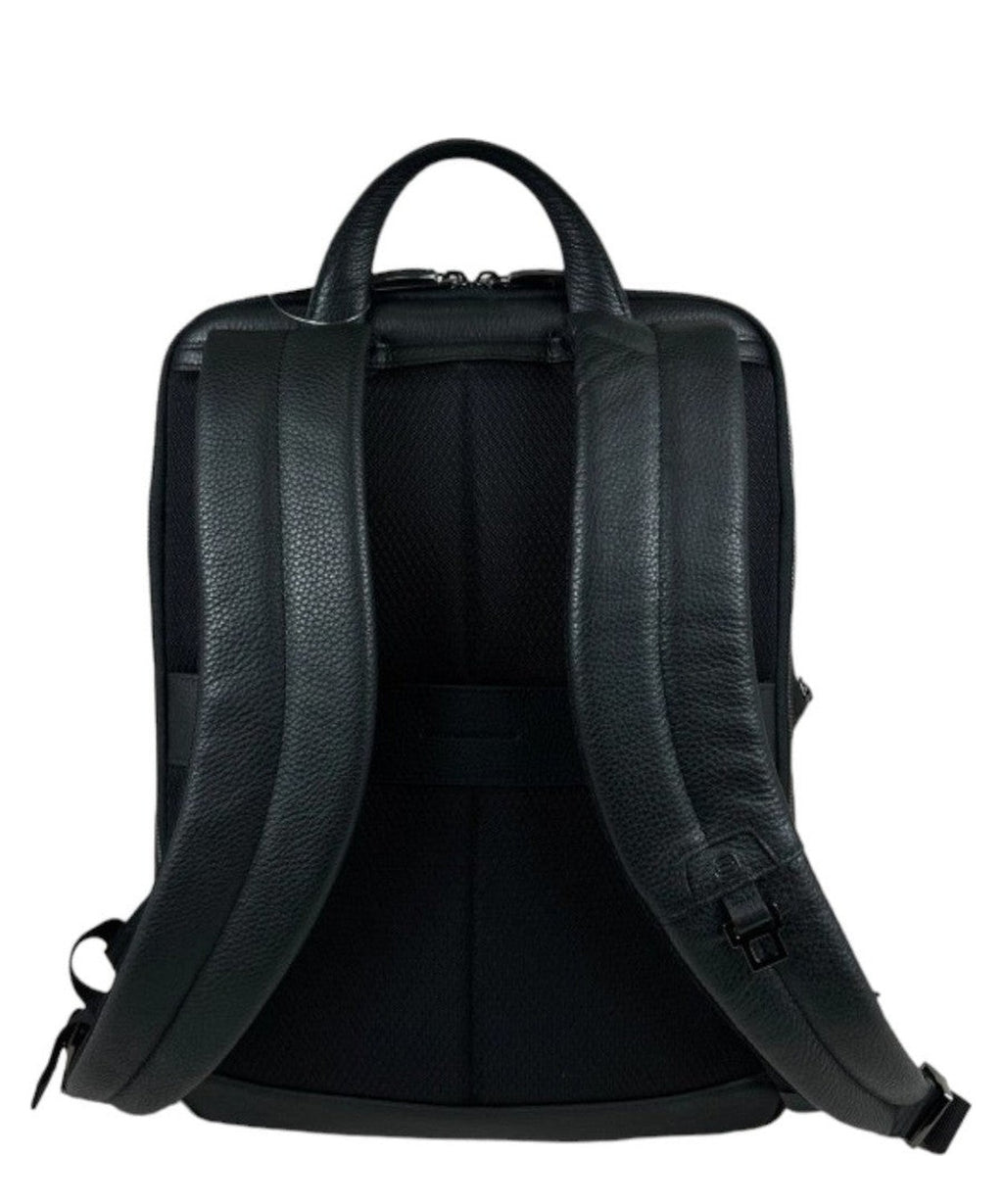Zaino Slim in Pelle Nero-Piquadro-Zaini-Vittorio Citro Boutique