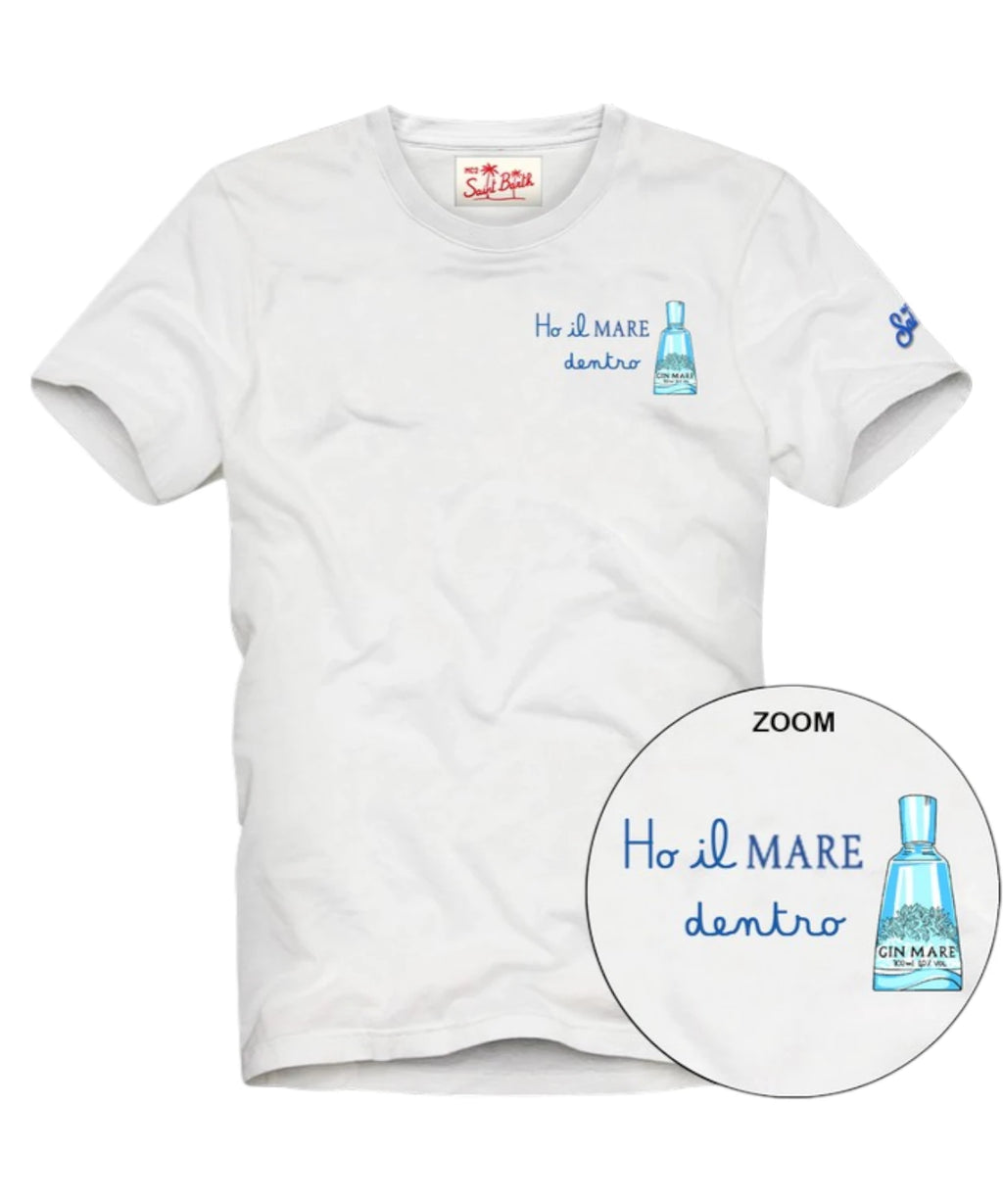 Camiseta Hombre Portofino con Bordado MC2 Saint Barth