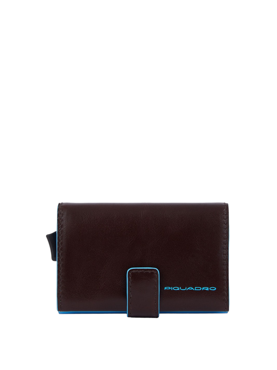 Metal credit card holder case-Piquadro-Portafogli-Vittorio Citro Boutique
