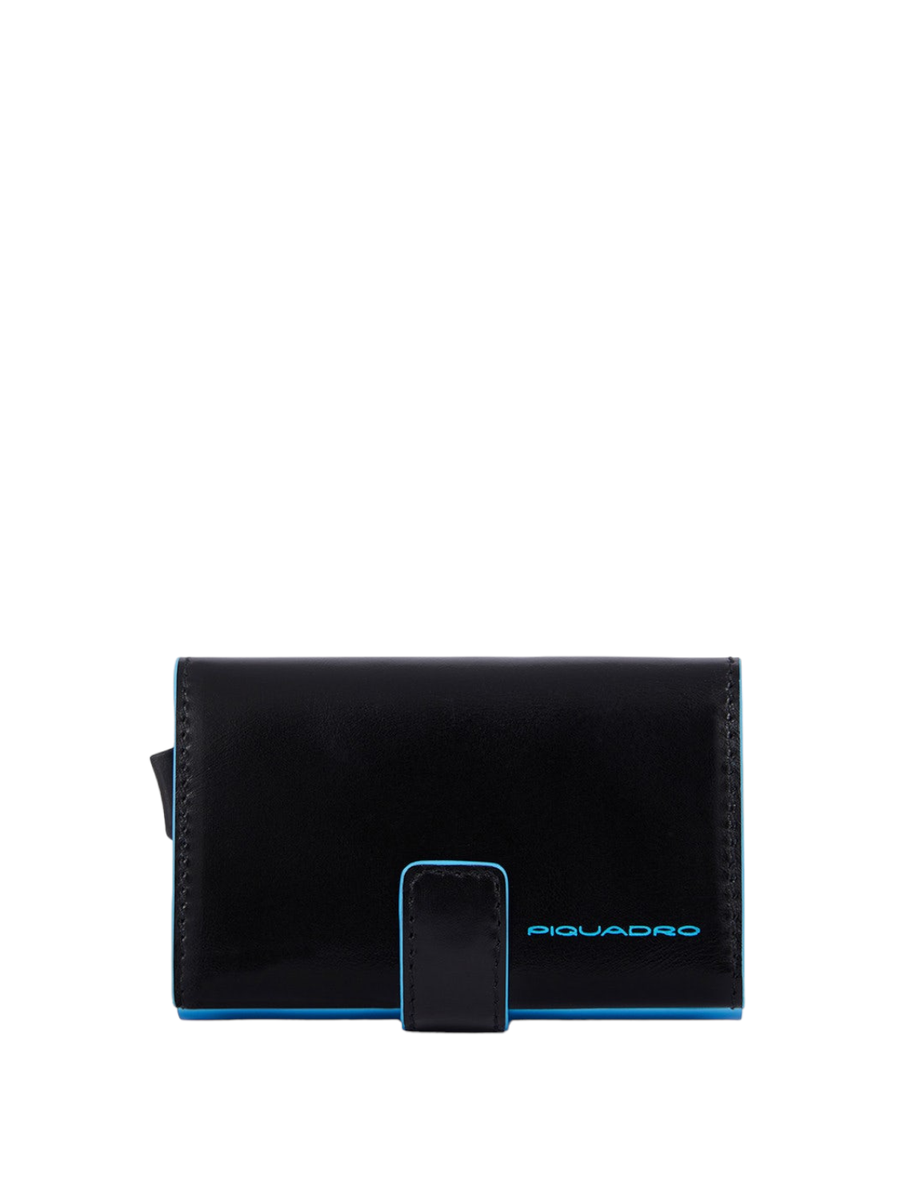Metal credit card holder case-Piquadro-Portafogli-Vittorio Citro Boutique