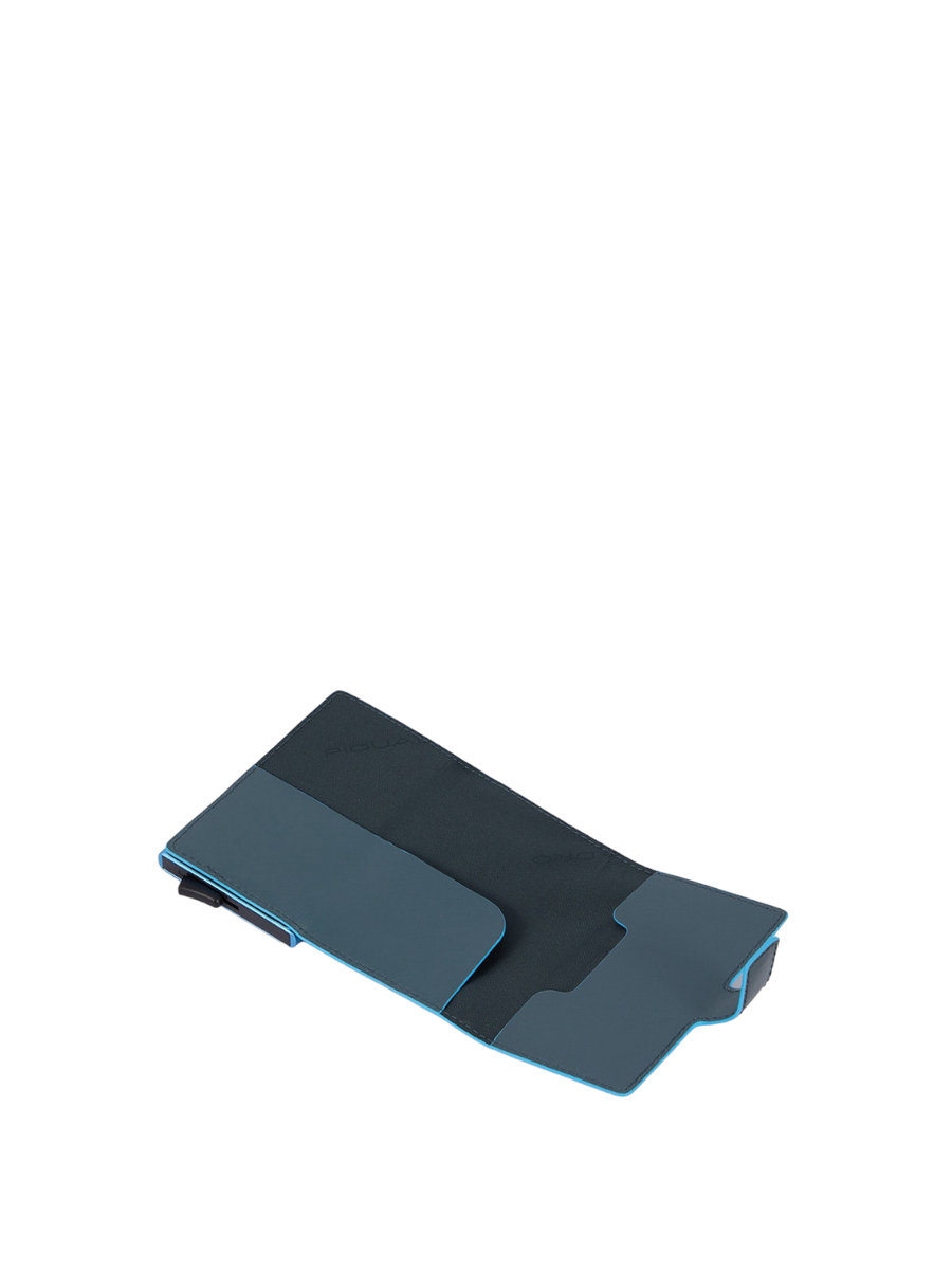 Metal credit card holder case-Piquadro-Portafogli-Vittorio Citro Boutique