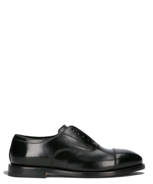 Stringata Uomo Premiata: Eleganza in Pelle Nera