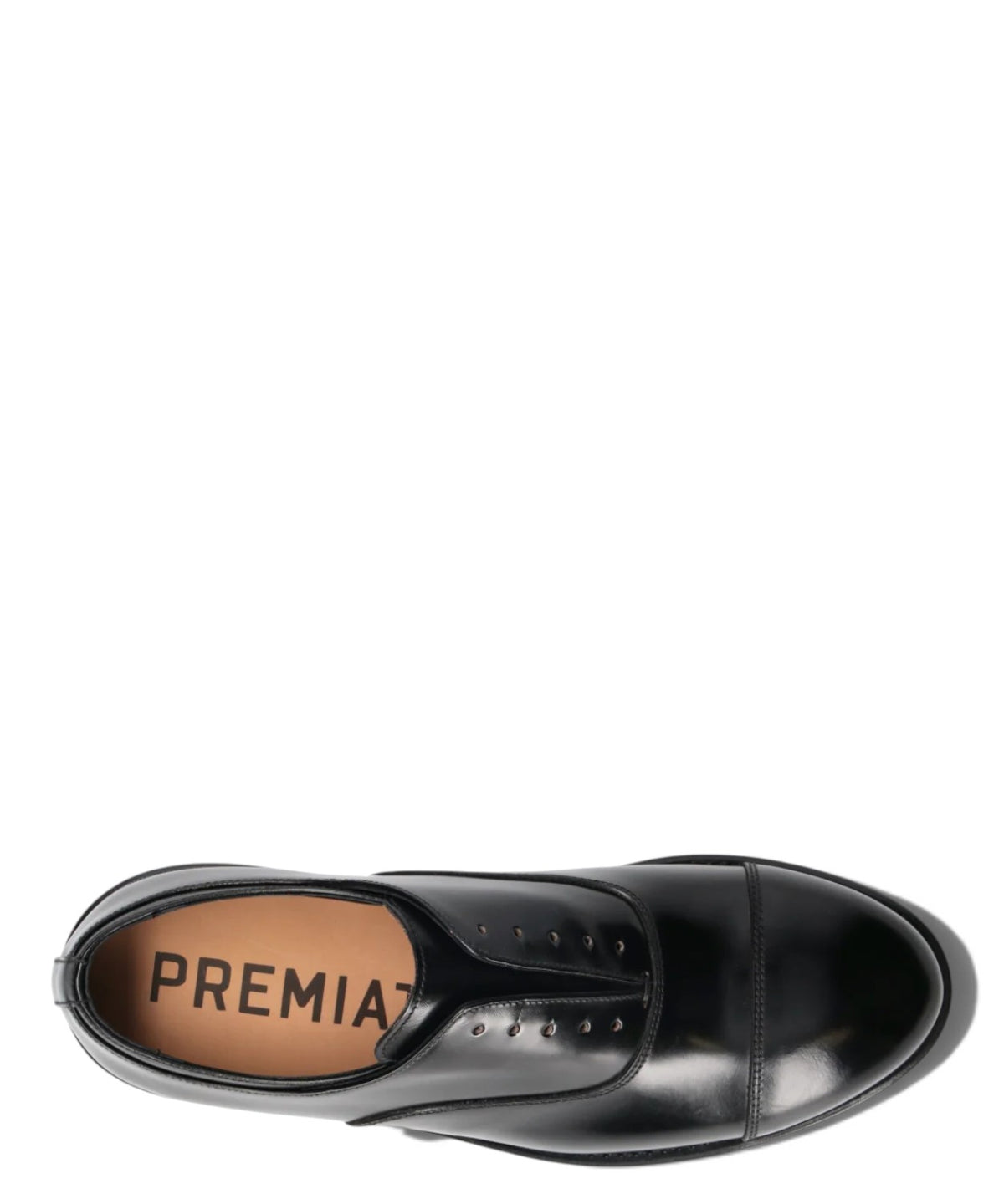 Stringata Uomo Premiata: Eleganza in Pelle Nera
