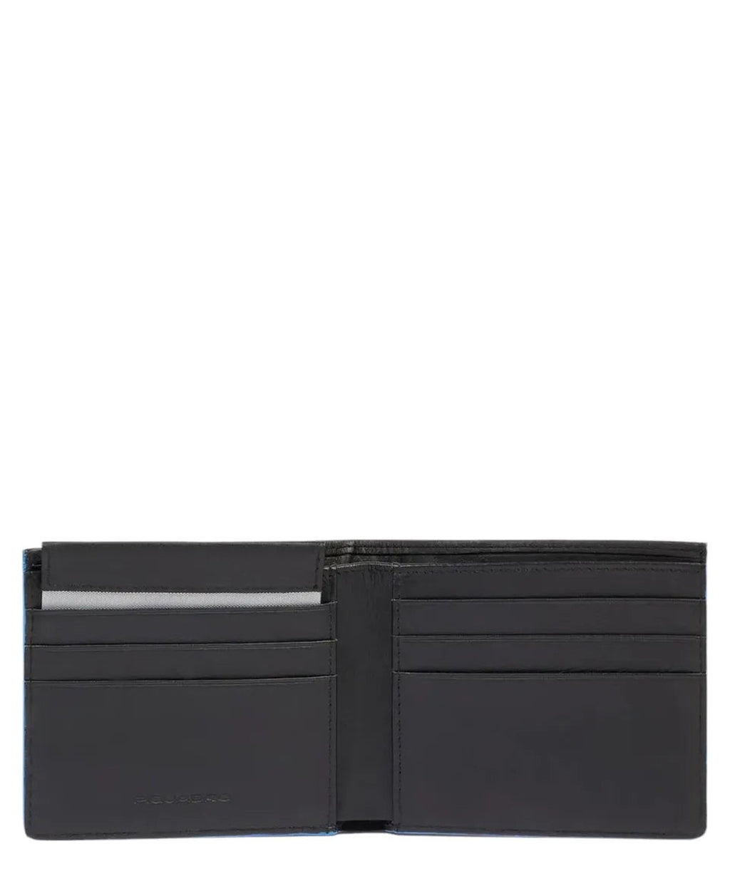 Portafoglio in Pelle con Porta Documenti Rimovibile-Piquadro-Portafogli-Vittorio Citro Boutique