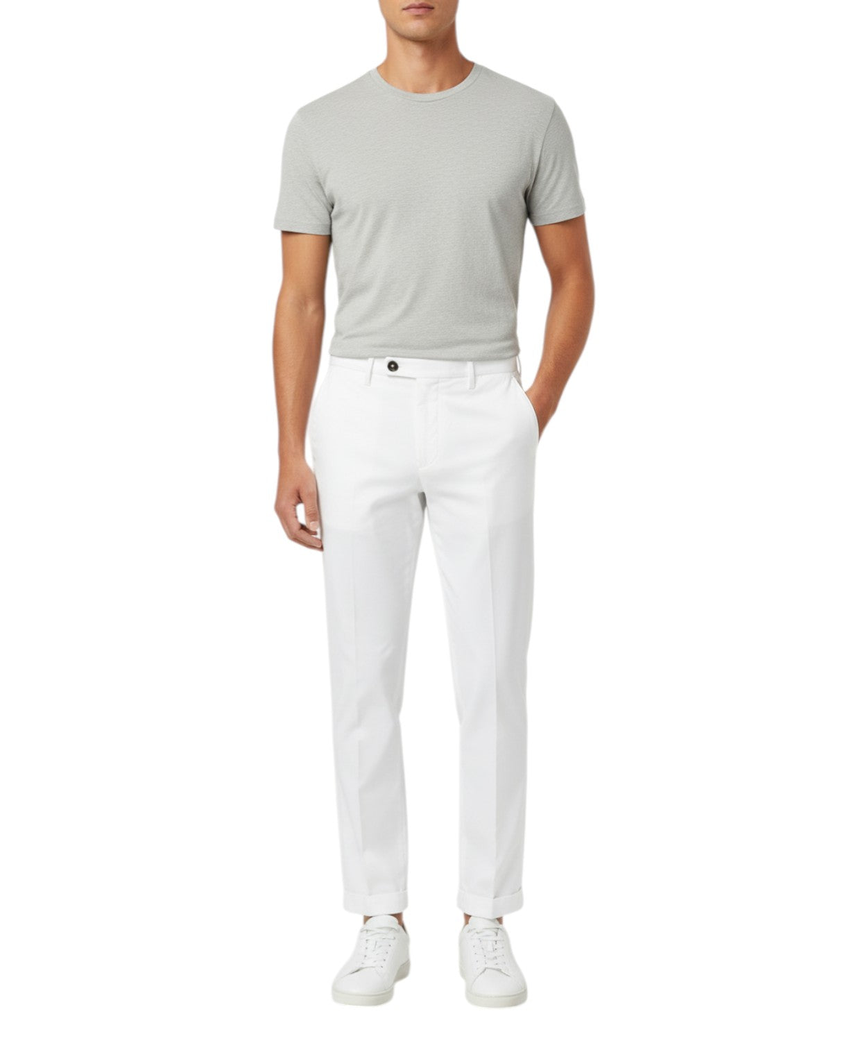 Michael Coal Pantalone Slim Fit Uomo Brad con Tasche America