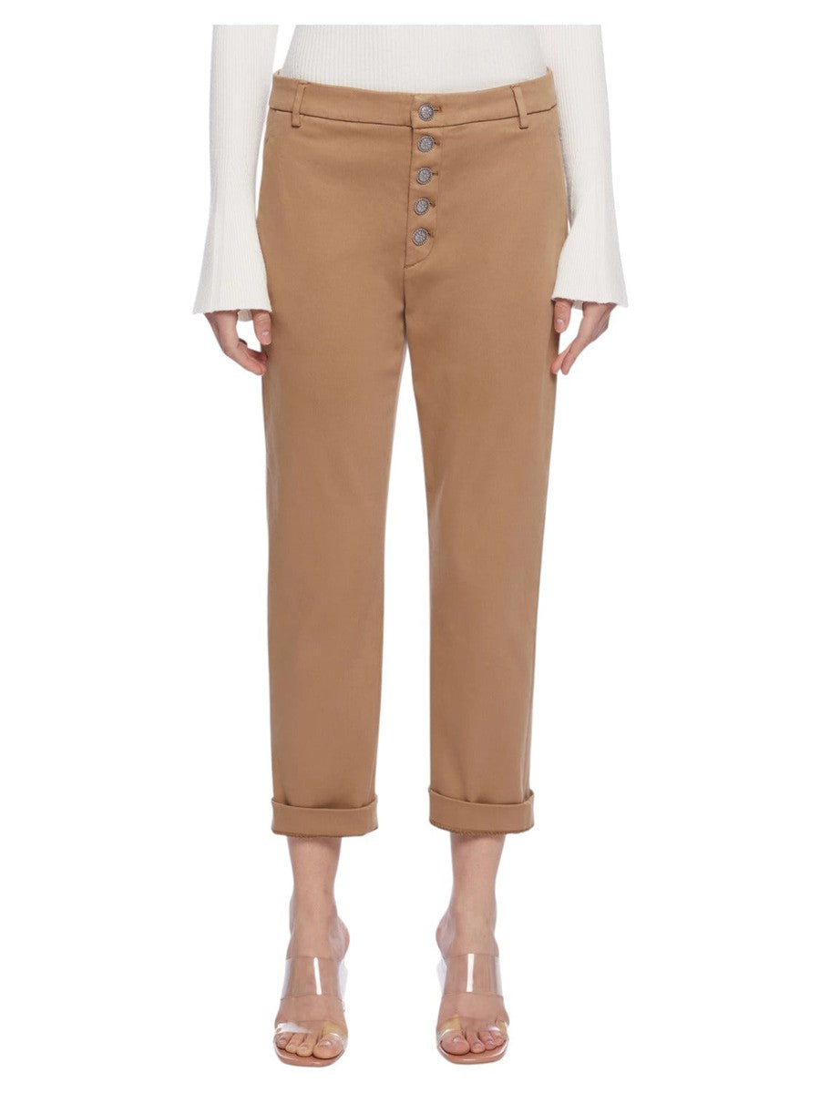 Pantaloni Nima loose in tricottina-Dondup-Pantaloni-Vittorio Citro Boutique