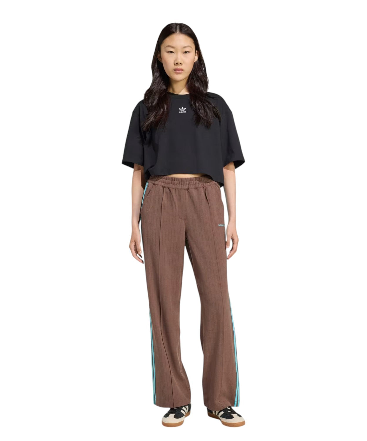 Adidas Originals Pantaloni Sartoriali in Spina di Pesce