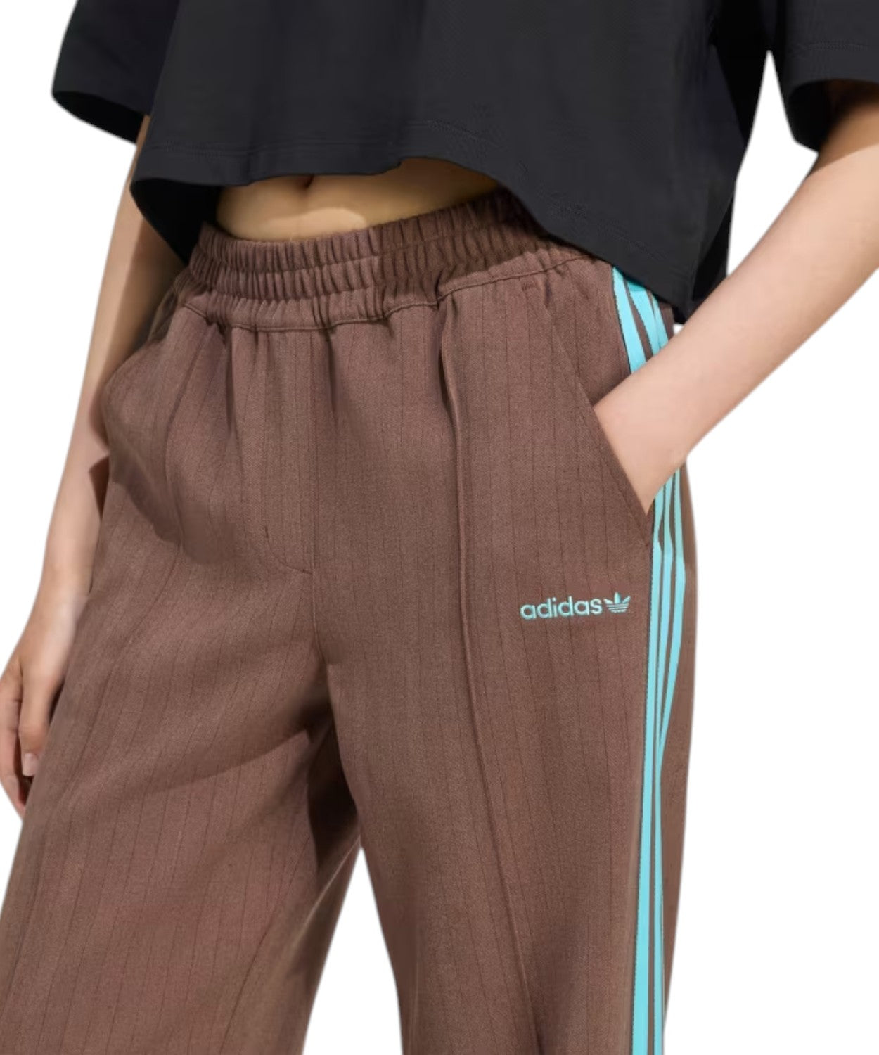 Adidas Originals Pantaloni Sartoriali in Spina di Pesce