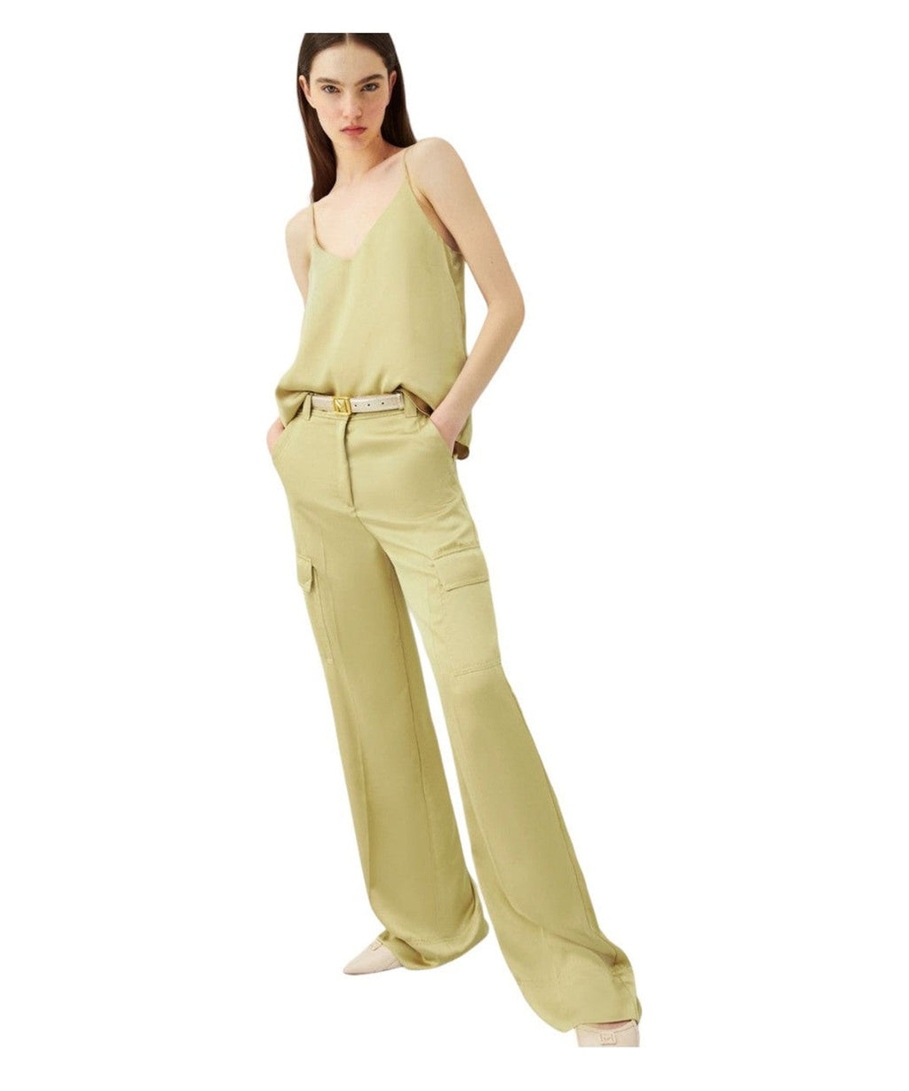 Pantaloni Cargo KHAT in Raso Satin-Marella-Pantaloni-Vittorio Citro Boutique