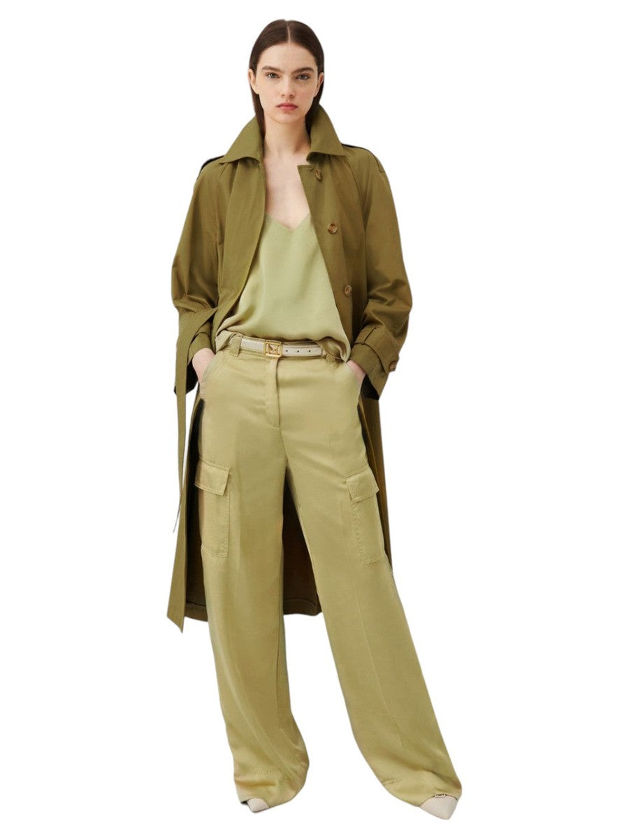 Pantaloni Cargo KHAT in Raso Satin-Marella-Pantaloni-Vittorio Citro Boutique