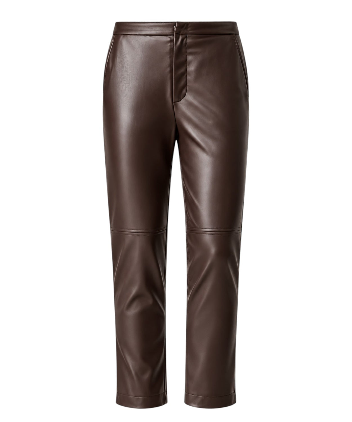 Twinset Damen-Hosen aus Kunstleder mit hoher Taille